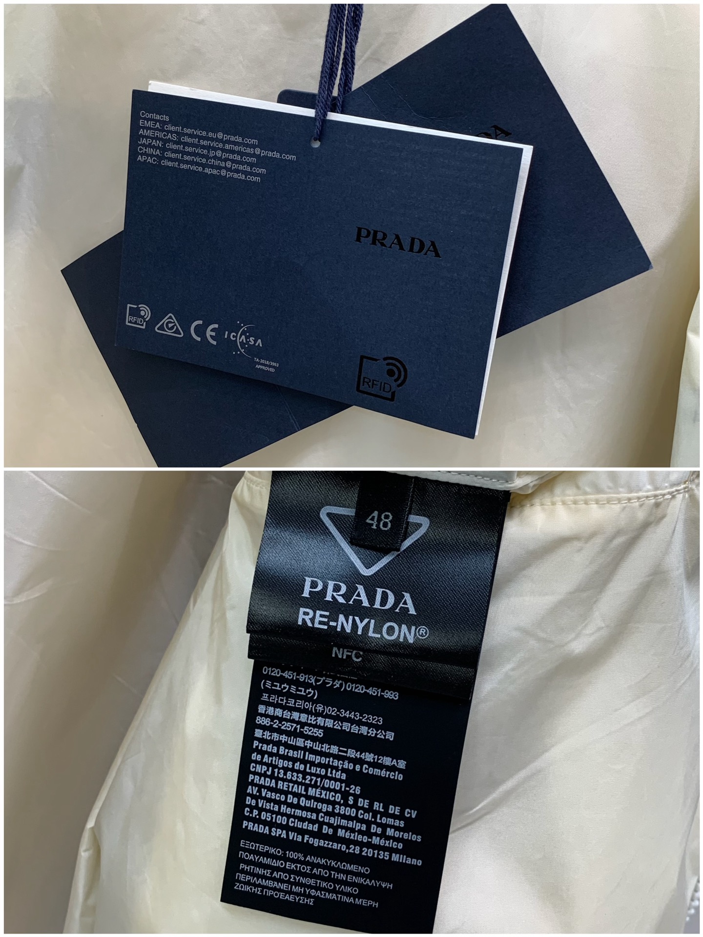 ，PRADA 普拉达，2026秋季最新品，专柜同步有售，时尚休闲连帽夹克外套，进口原版面料，做工极为复杂，唯一可以做代购