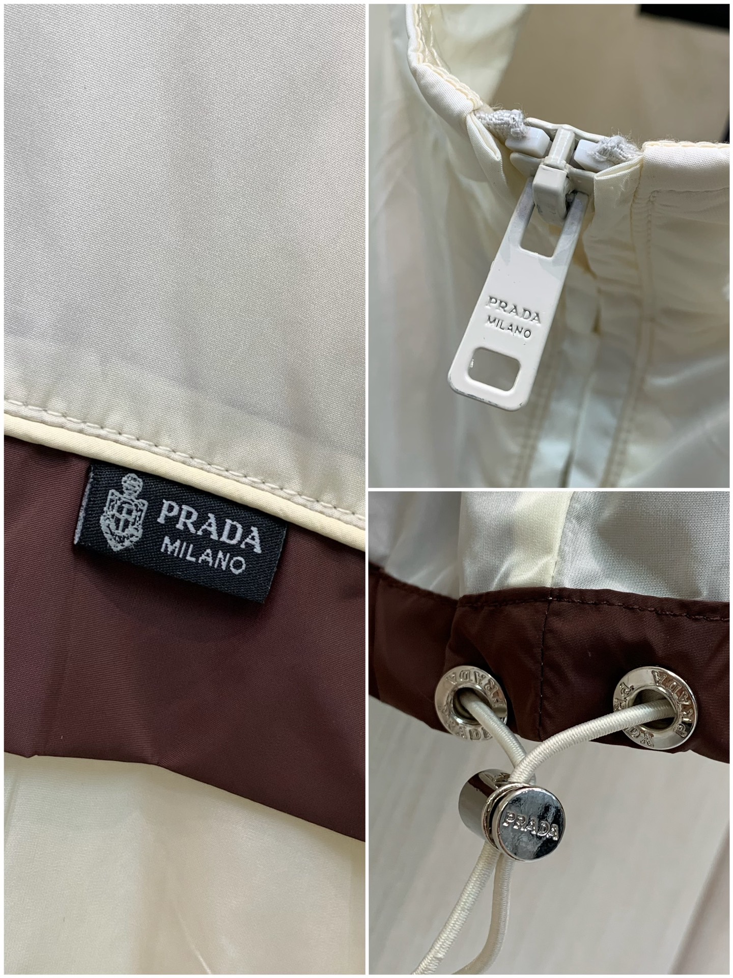 ，PRADA 普拉达，2026秋季最新品，专柜同步有售，时尚休闲连帽夹克外套，进口原版面料，做工极为复杂，唯一可以做代购