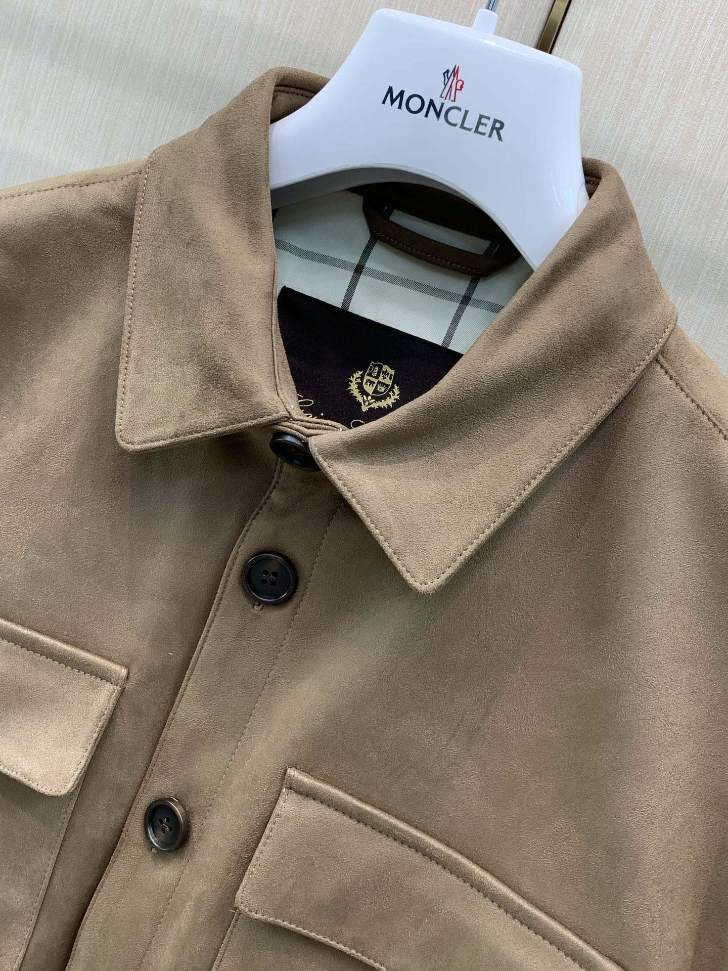 ，BRUNELLO CUCINELLI 意大利神狮，2026秋冬最新品，专柜同步有售，原单狠货，时尚休闲翻领夹克外套，采