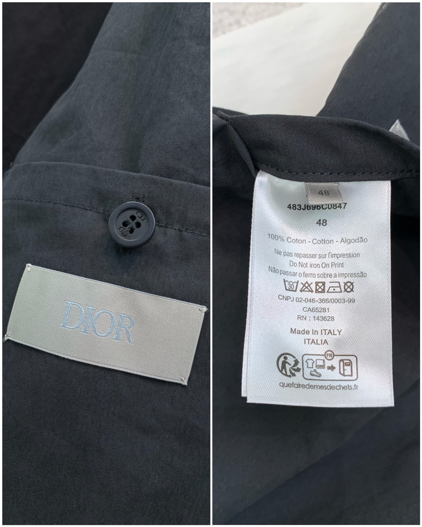 ，Dior 迪奥， 2026秋季新品，专柜同步有售，简约时尚休闲翻领夹克外套，原版进口面料，舒适透气，顶级印花工艺字母图