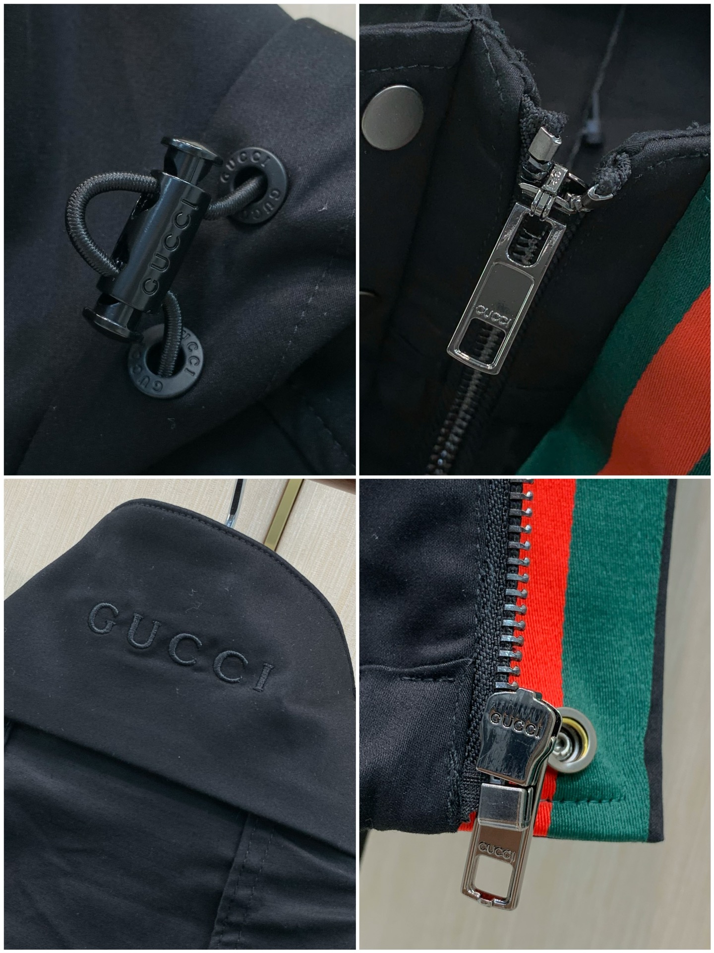 ，Gucci 古驰，2026秋季最新款，专柜同步有售，原单狠货，时尚休闲连帽夹克外套，上身很有特点！吸睛而有亮点，进口原