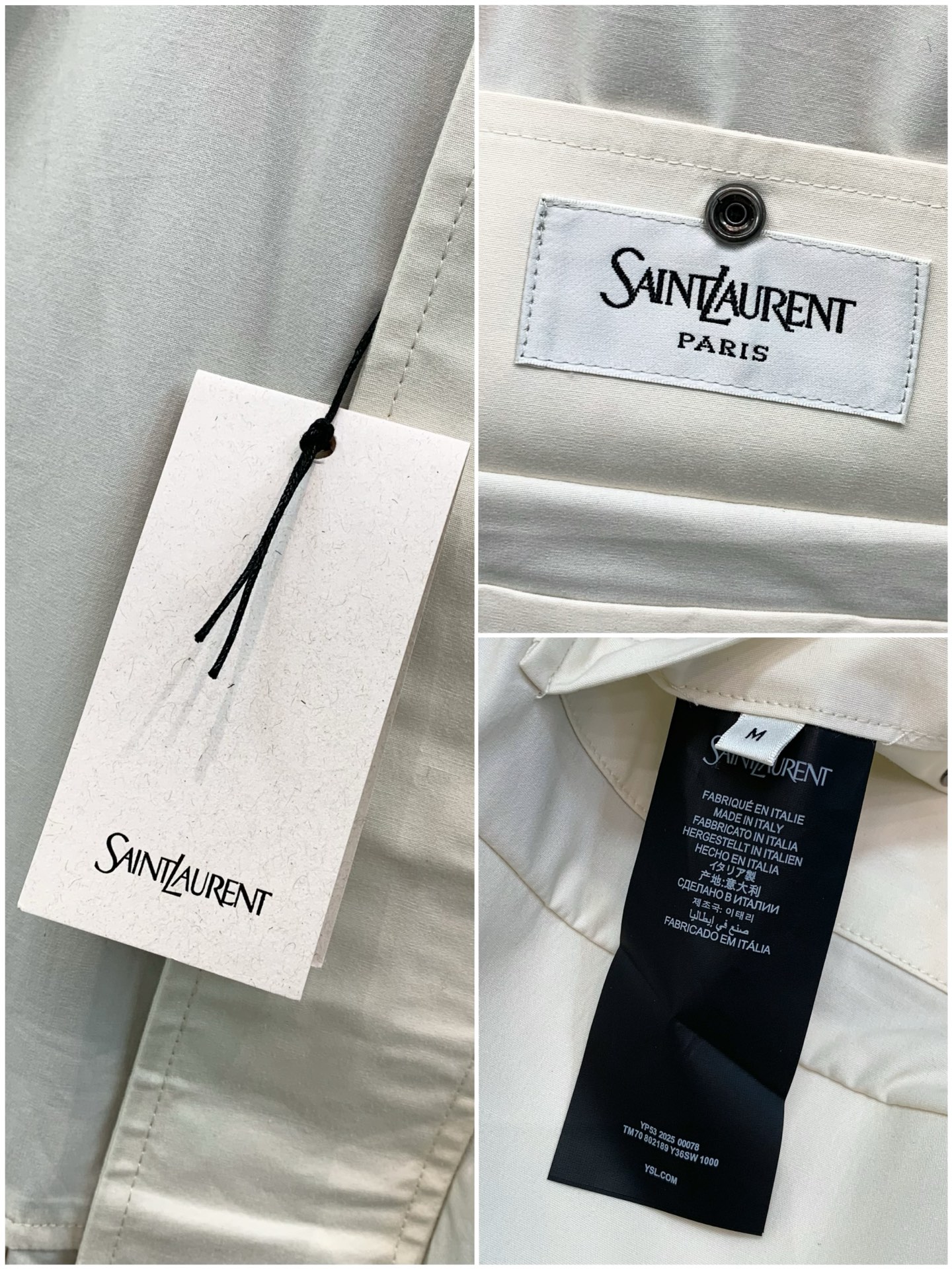 ,Saint Laurent 圣罗兰,2026秋季新品,时尚休闲立领两面穿夹克外套,专柜同步有售,原单狠货,采用进口原版 ,Saint Laurent 圣罗兰,2026秋季新品,时尚休闲立领两面穿夹克外套,专柜同步有售,原单狠货,采用进口原版