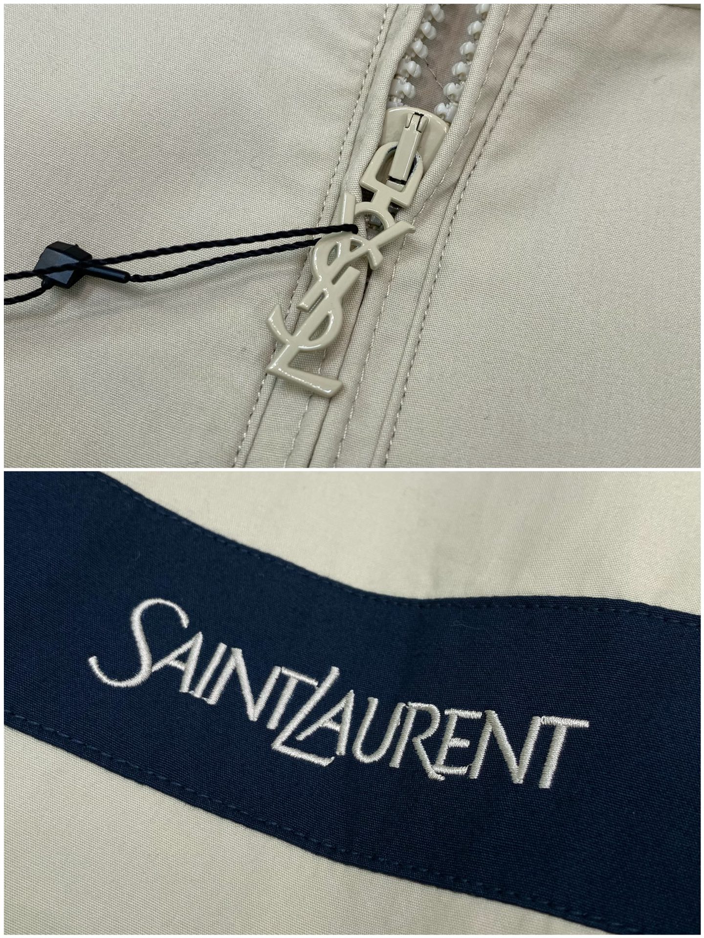 ，Saint Laurent 圣罗兰，2026秋季新品，时尚休闲圆立领夹克外套，专柜同步有售，原单狠货，采用进口原版面料
