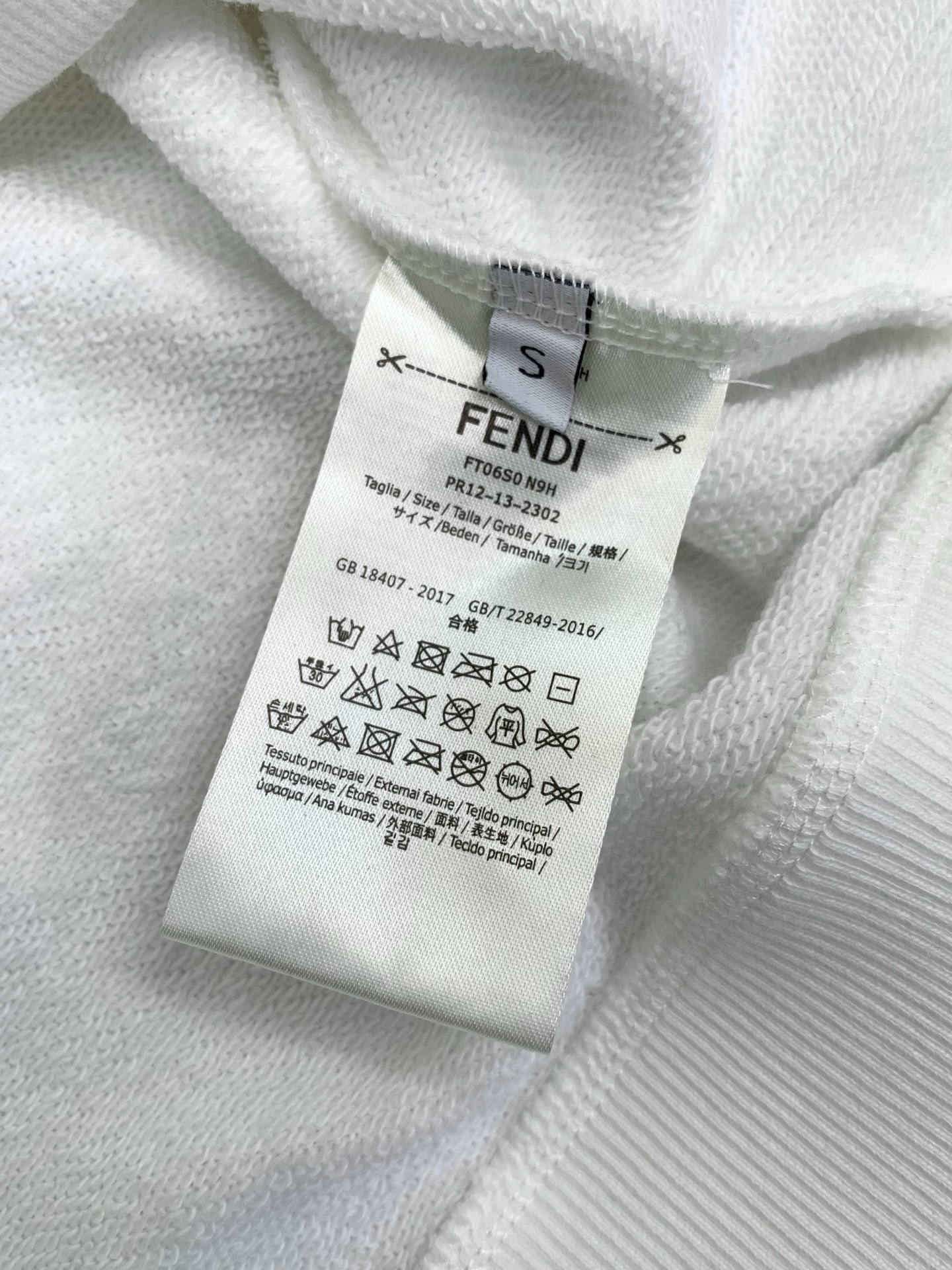 ，FENDI 芬迪，2026早秋最新品，专柜同步有售，原单狠货，时尚休闲圆领卫衣，进口原版面料，顶级印花工艺字母图案lo