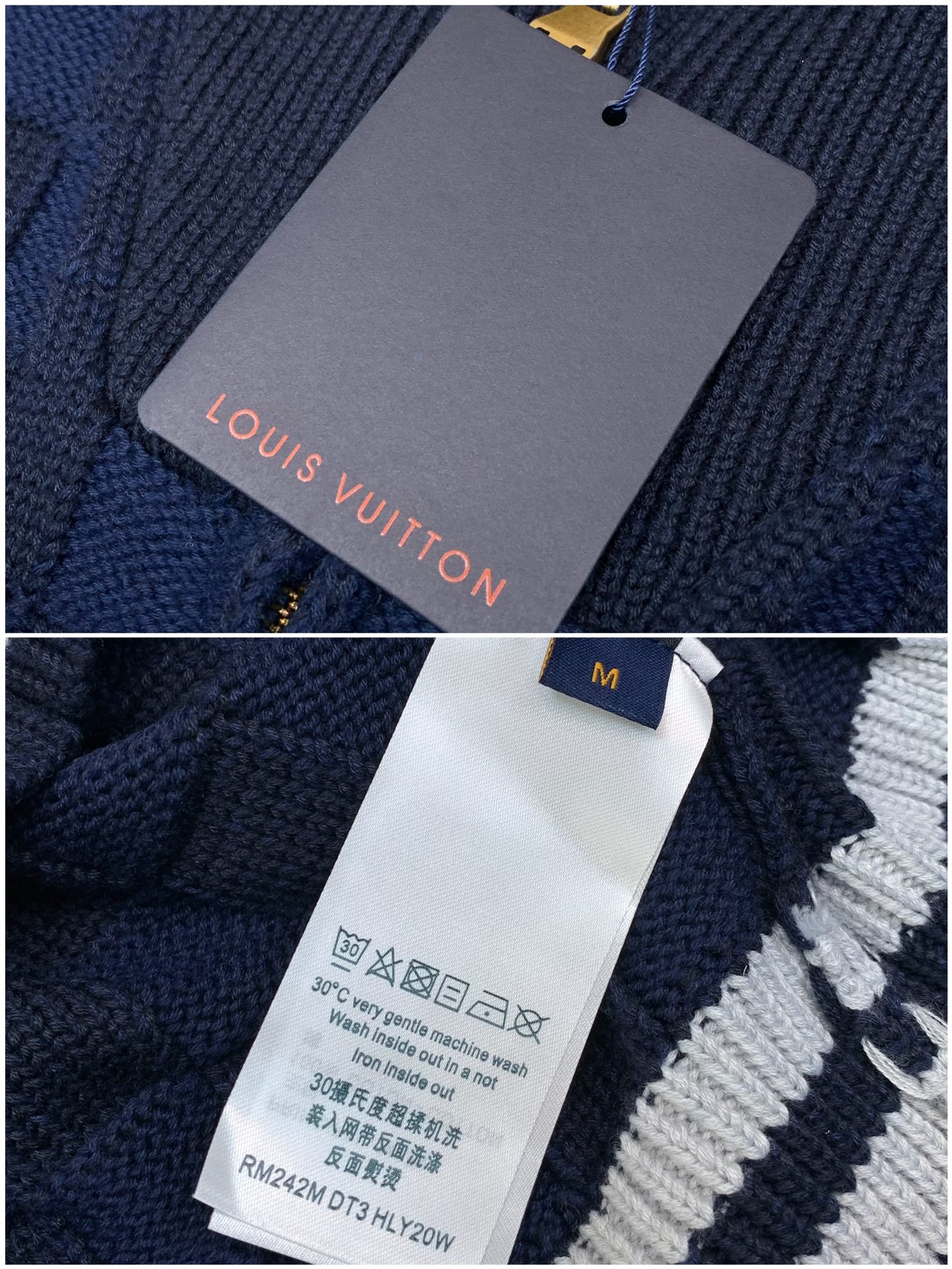 ，LouisVuitton 路易威登，2026秋冬最新款，专柜同步有售，原单狠货，时尚休闲针织开衫毛衣外套，上身很有特点