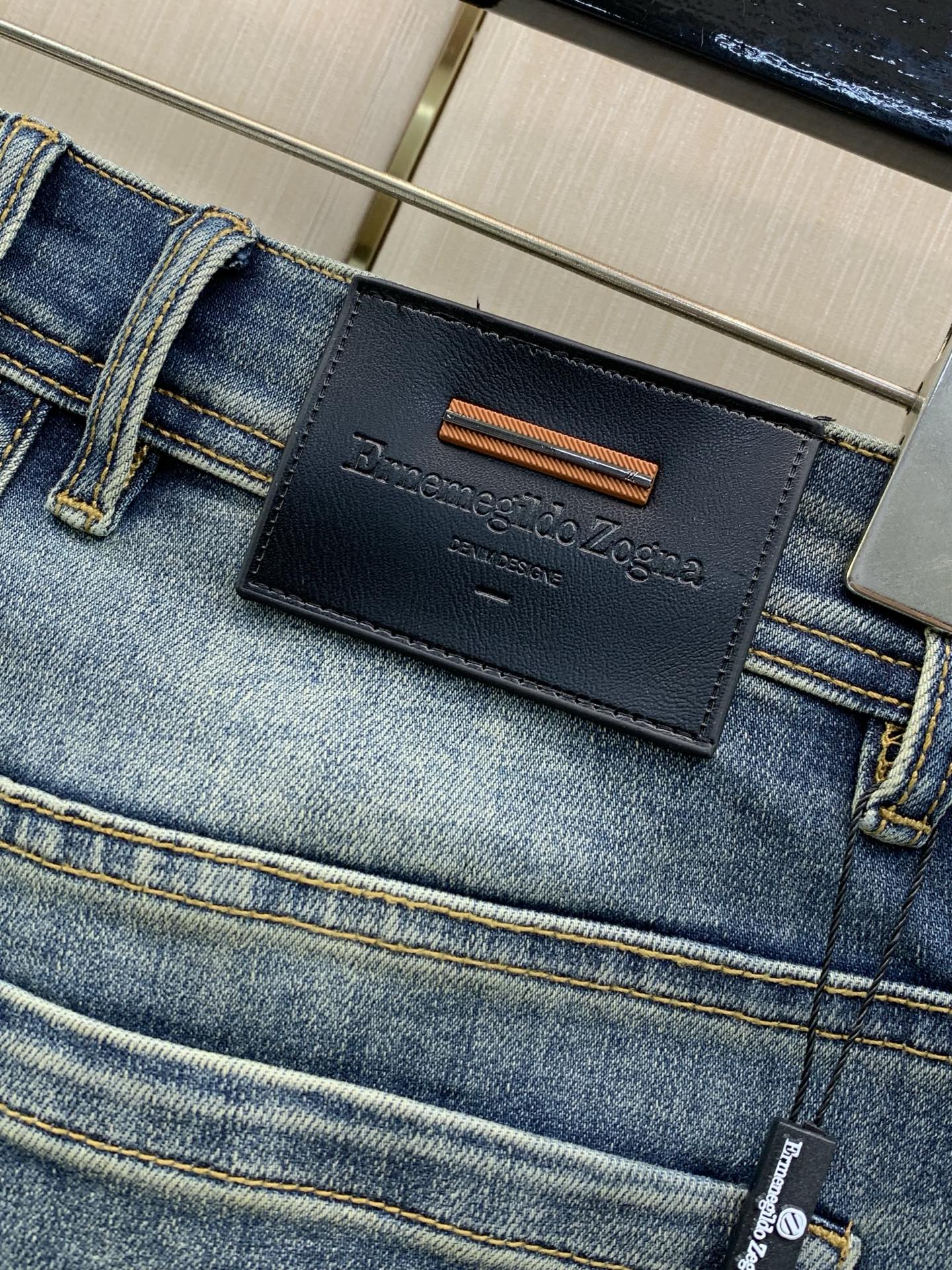 ，Zegna 杰尼亚，2026秋季最新品，专柜同步有售，原单狠货，时尚休闲水洗牛仔裤，进口原版水洗面料，上身舒适透气，简
