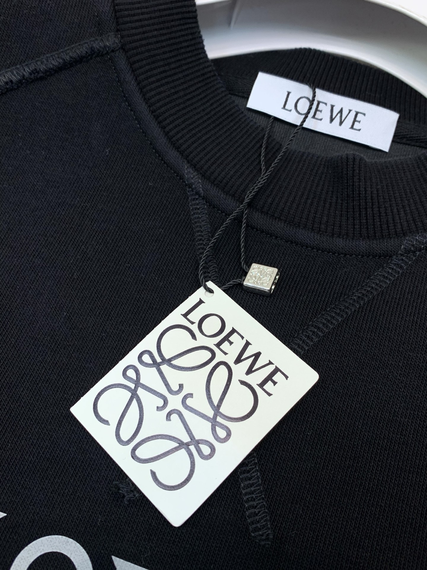 ，Loewe 罗意威，2026早秋最新款，专柜同步有售，原单狠货，时尚休闲圆领卫衣，上身很有特点！吸睛而有亮点，进口原版