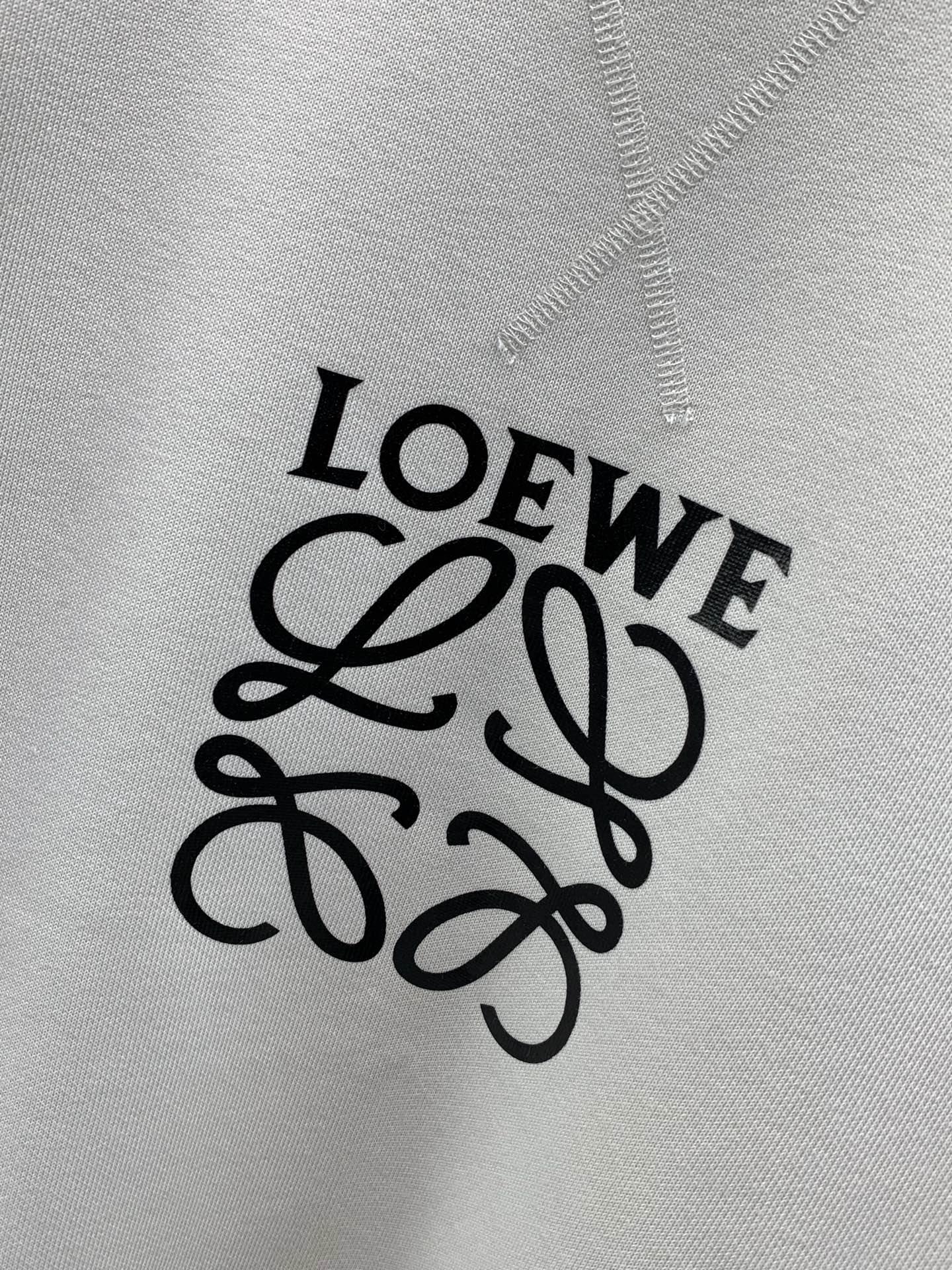 ，Loewe 罗意威，2026早秋最新款，专柜同步有售，原单狠货，时尚休闲圆领卫衣，上身很有特点！吸睛而有亮点，进口原版