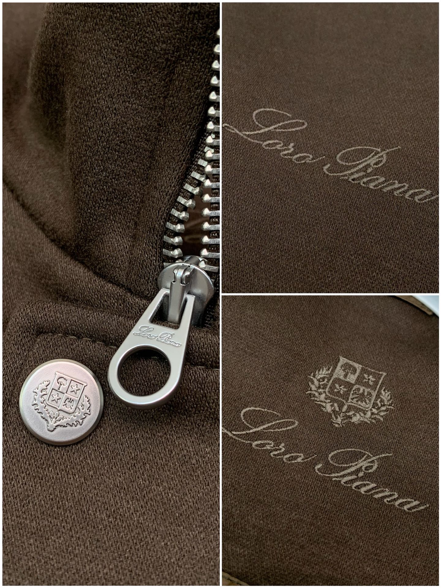 ，Loro Piana(Loro Piana )，2026秋冬最新品，专柜同步有售，原单狠货，时尚休闲立领外套，采用进口