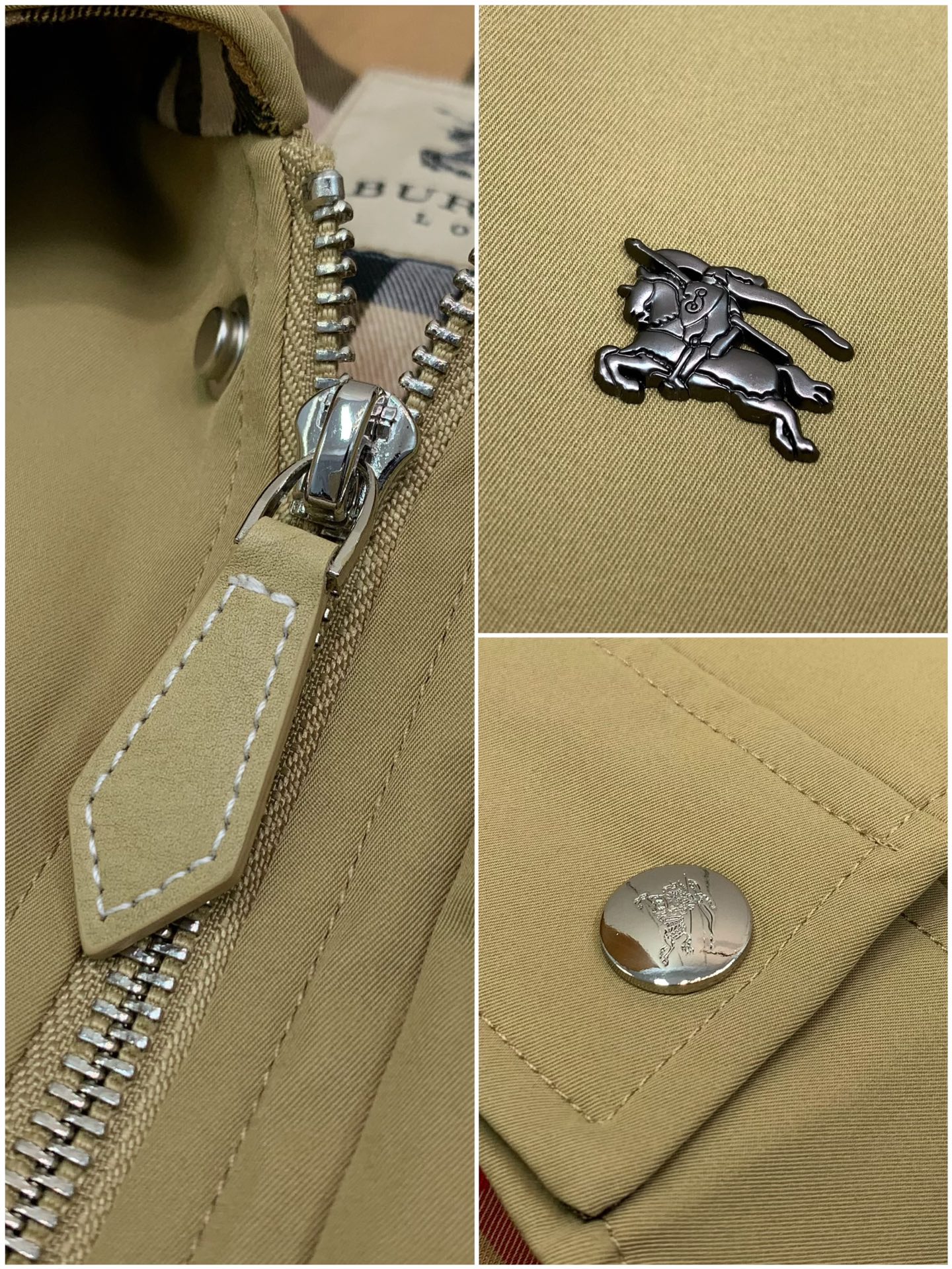 ，Burberry 巴宝莉，2026冬季最新品，专柜同步有售，原单狠货，时尚休闲➕棉翻领夹克外套，进口原版面料，上身舒适