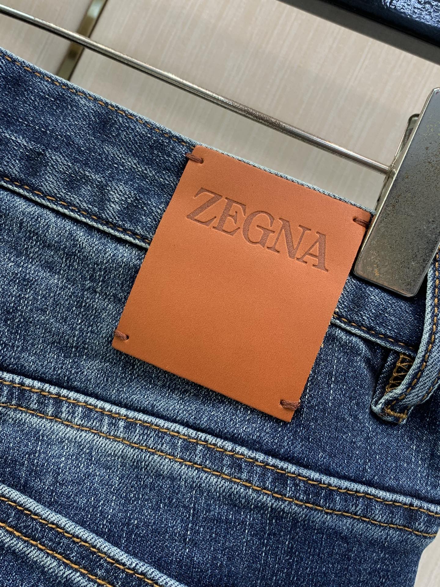 ，Zegna 杰尼亚，2026春秋最新品，专柜同步有售，原单狠货，时尚休闲水洗牛仔裤，进口原版水洗面料，上身舒适透气，简