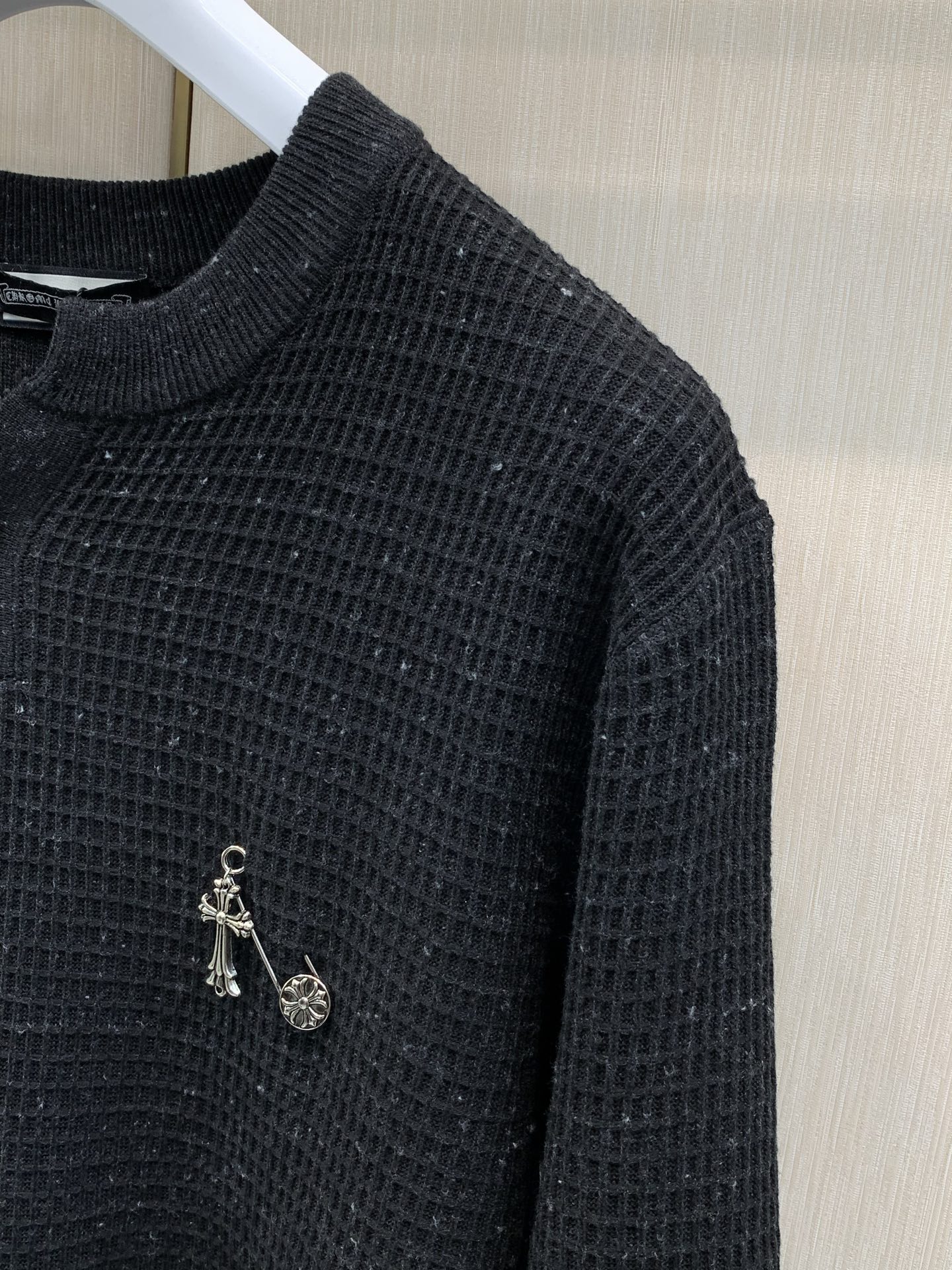 ，Chrome Hearts 克罗心，2026秋季新品，专柜同步有售，原单狠货，时尚休闲针织毛衣，采用进口原版面料，顶级