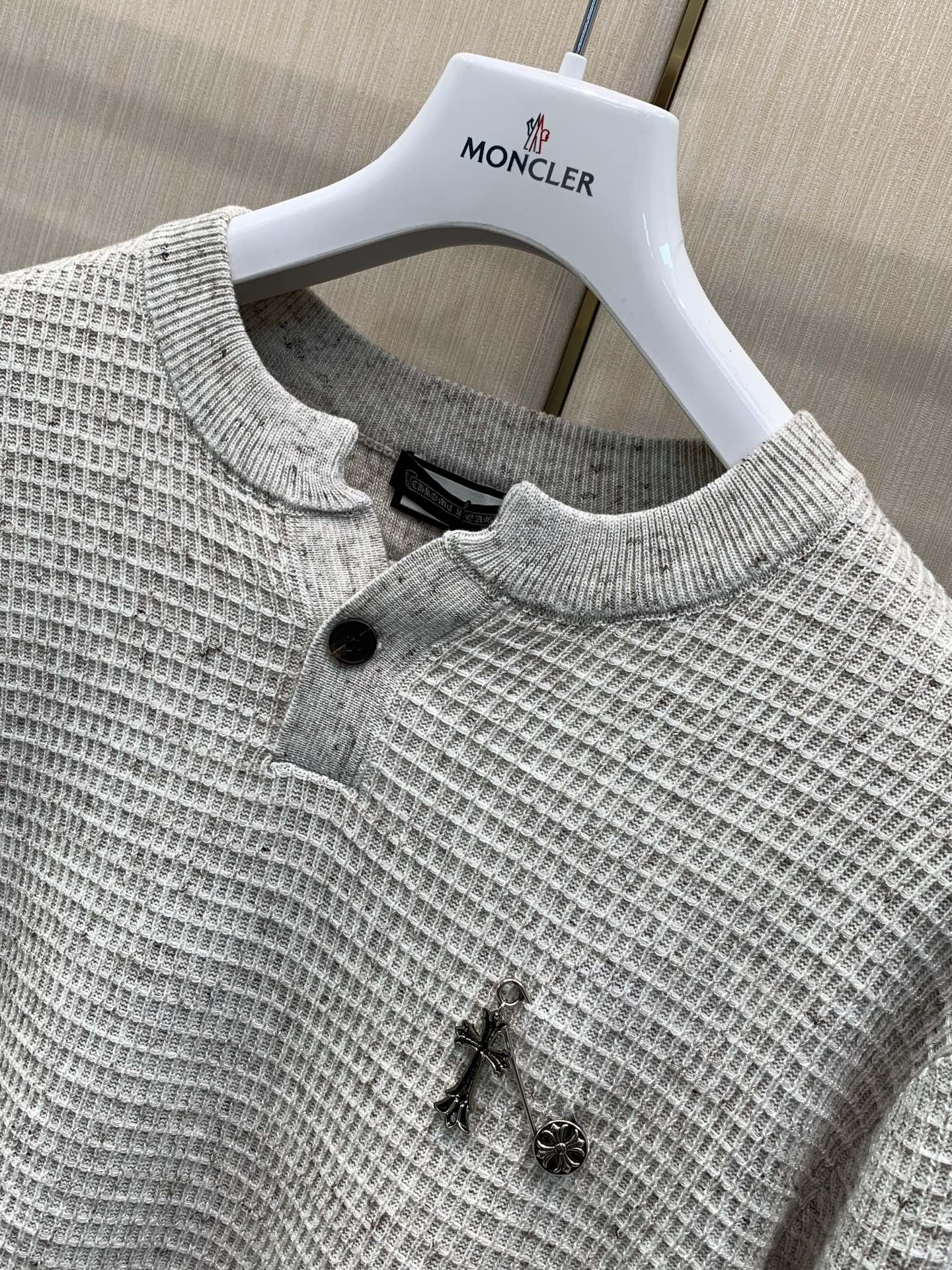 ，Chrome Hearts 克罗心，2026秋季新品，专柜同步有售，原单狠货，时尚休闲针织毛衣，采用进口原版面料，顶级