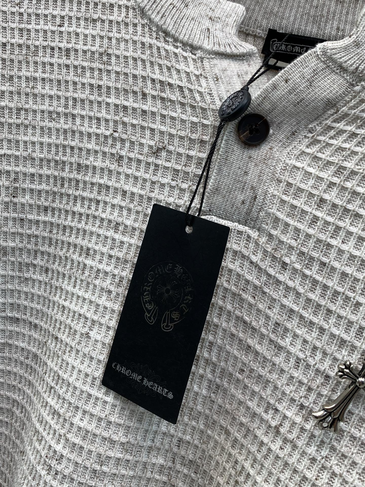 ，Chrome Hearts 克罗心，2026秋季新品，专柜同步有售，原单狠货，时尚休闲针织毛衣，采用进口原版面料，顶级