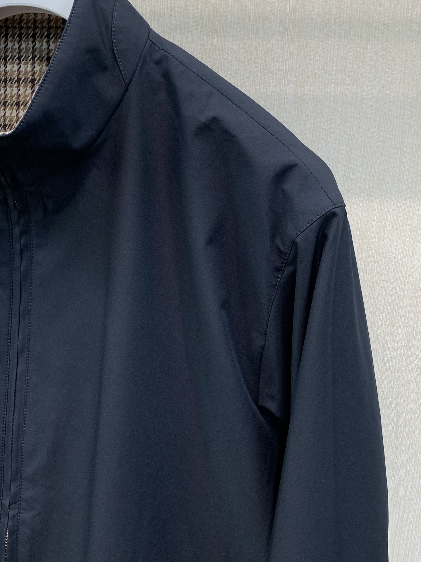 ，Loro Piana(Loro Piana )，2026秋季最新品，专柜同步有售，原单狠货，时尚休闲两面穿立领夹克外套