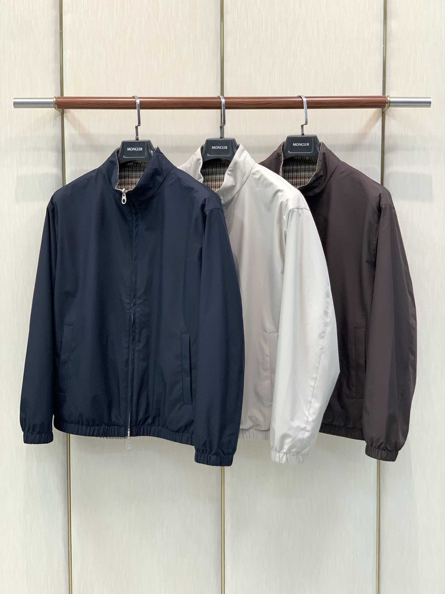 ，Loro Piana(Loro Piana )，2026秋季最新品，专柜同步有售，原单狠货，时尚休闲两面穿立领夹克外套