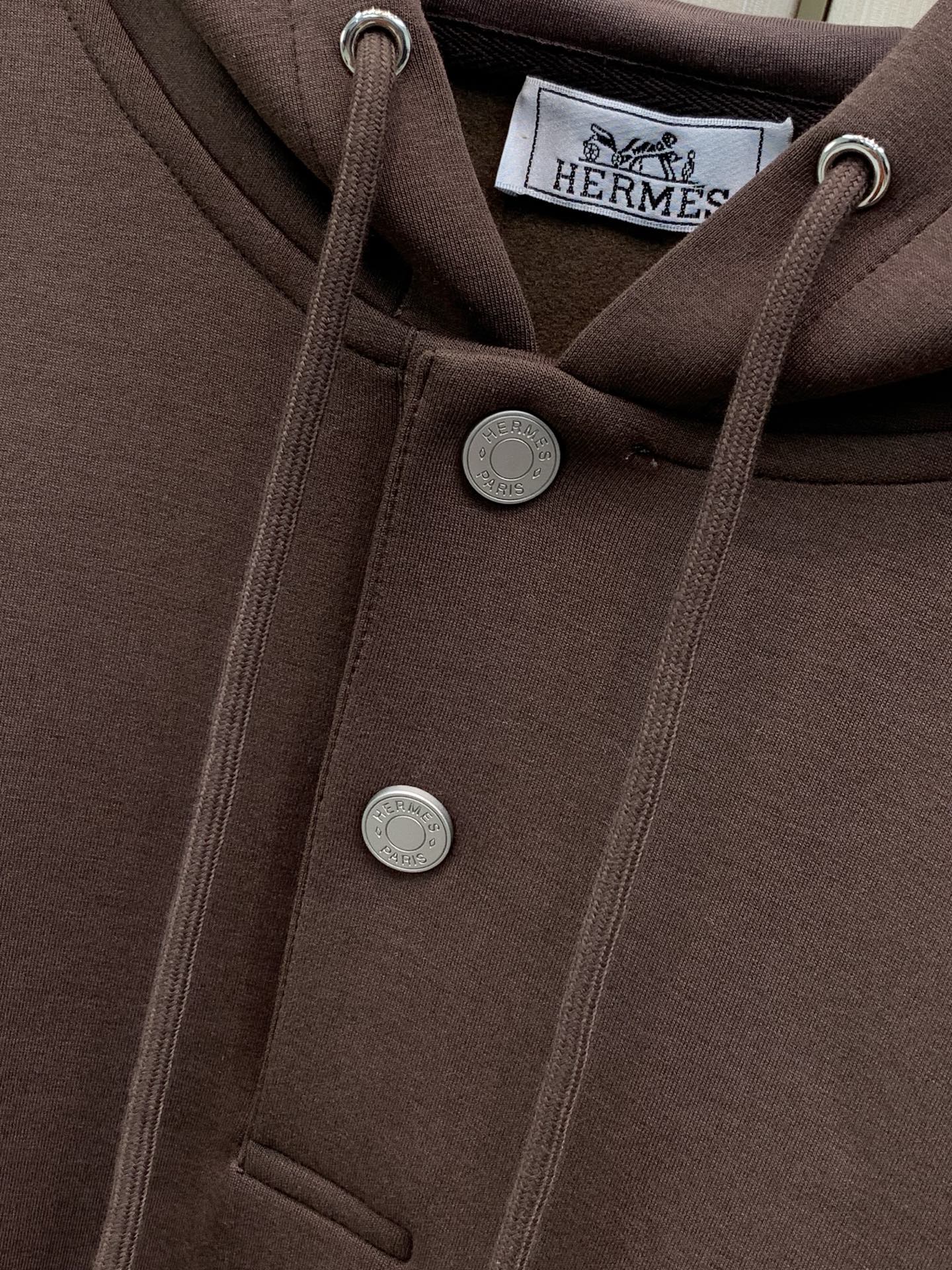 ，Hermès 爱马仕，2026秋季最新品，专柜同步有售，原单狠货，时尚休闲连帽卫衣，定制进口原版面料，舒适透气，顶级刺