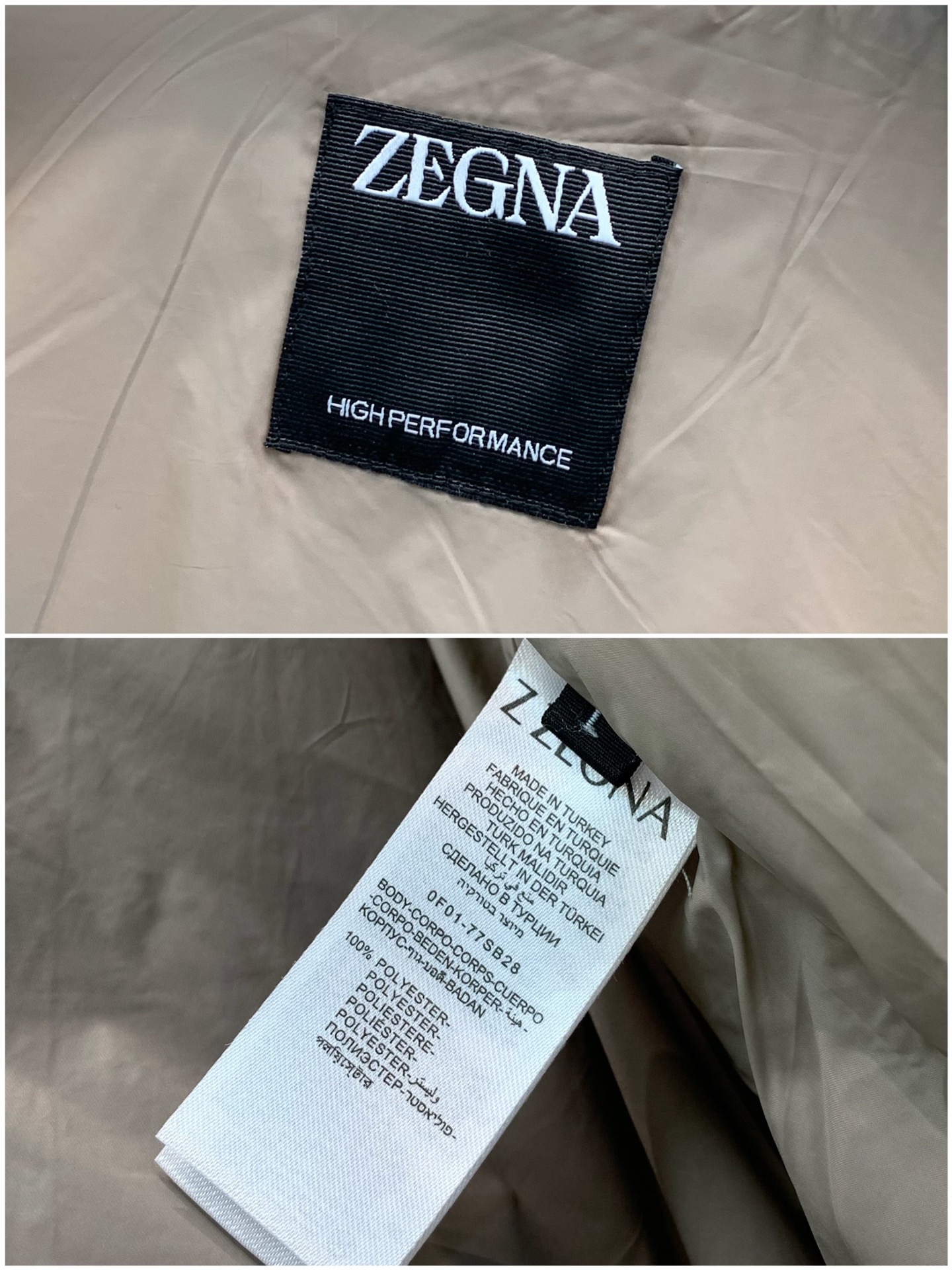 ，杰尼亚 Zegna，2026冬季最新品，专柜同步有售，原单狠货，时尚休闲立领拼接羽绒马甲，采用进口原版面料，舒适透气，