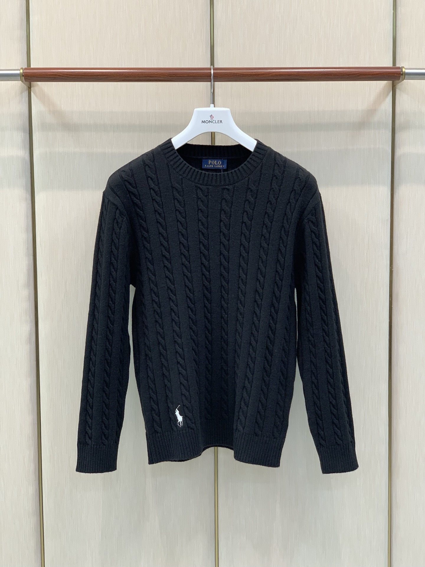 ，Ralph Lauren 拉夫劳伦，2026冬季新品，时尚休闲圆领长袖针织毛衣，采用进口原版面料，顶级刺绣🪡工艺字母图