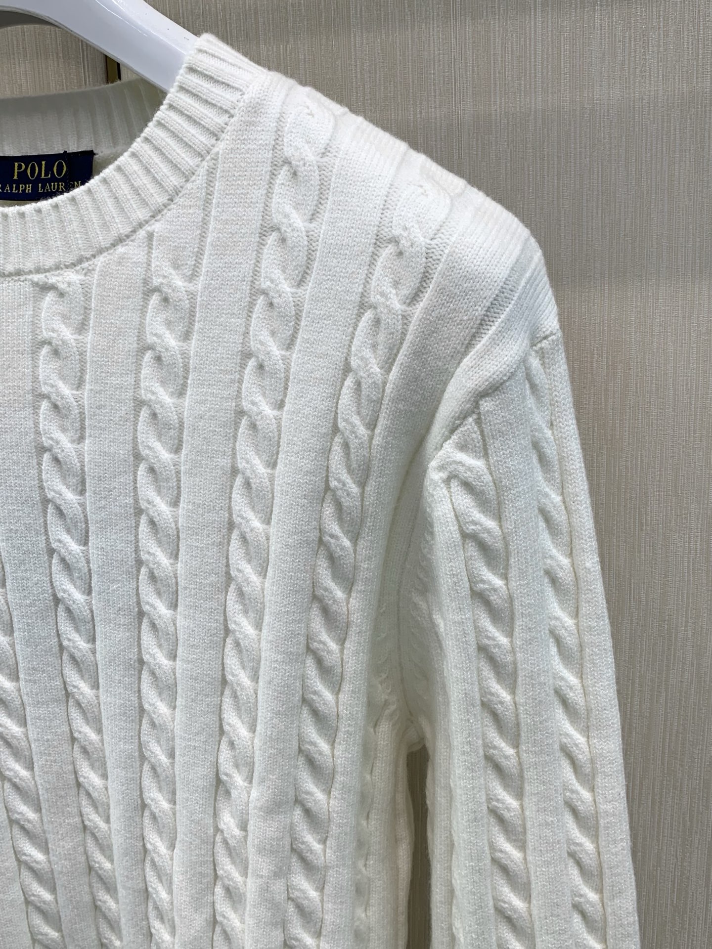 ，Ralph Lauren 拉夫劳伦，2026冬季新品，时尚休闲圆领长袖针织毛衣，采用进口原版面料，顶级刺绣🪡工艺字母图
