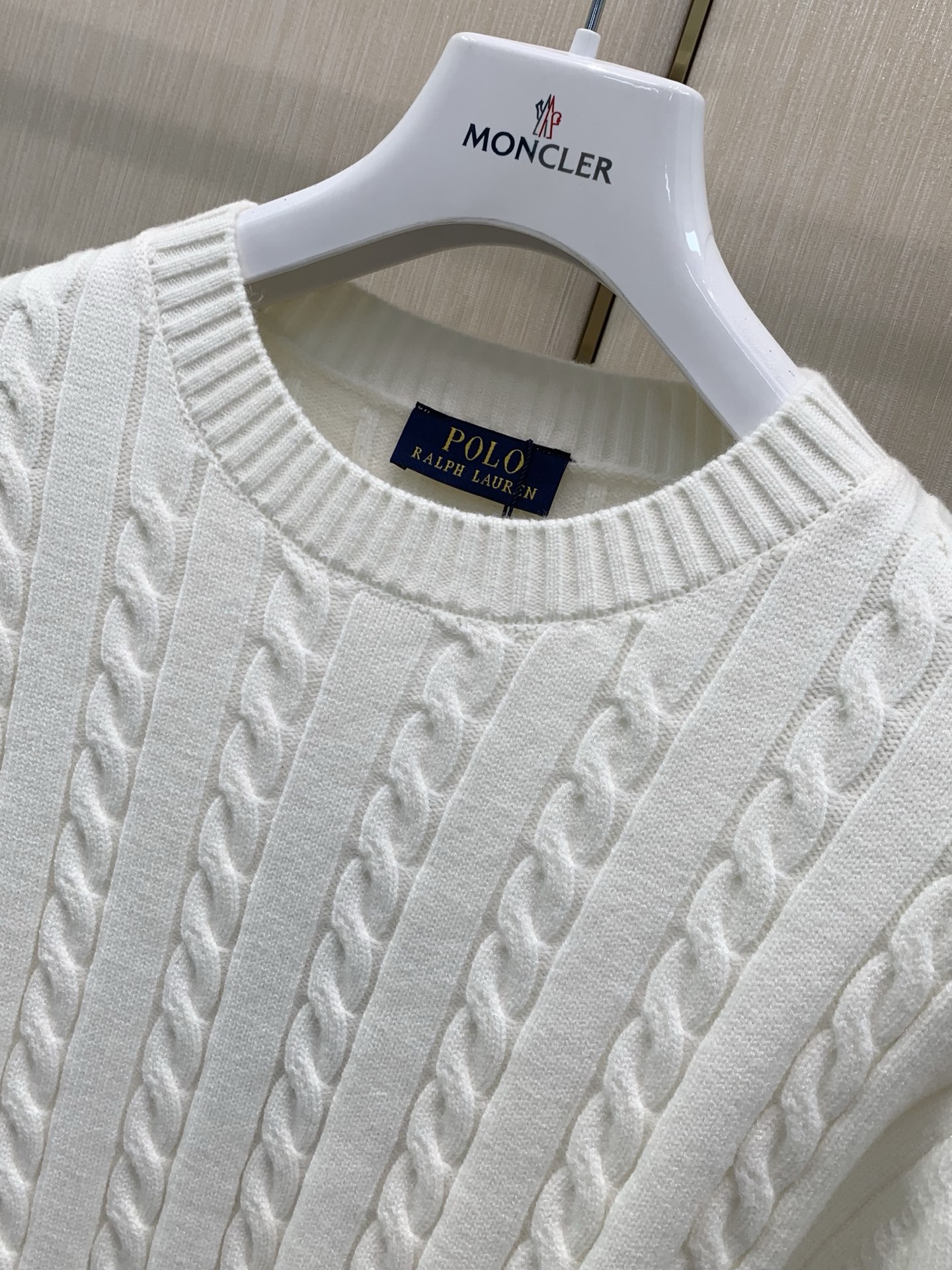 ，Ralph Lauren 拉夫劳伦，2026冬季新品，时尚休闲圆领长袖针织毛衣，采用进口原版面料，顶级刺绣🪡工艺字母图