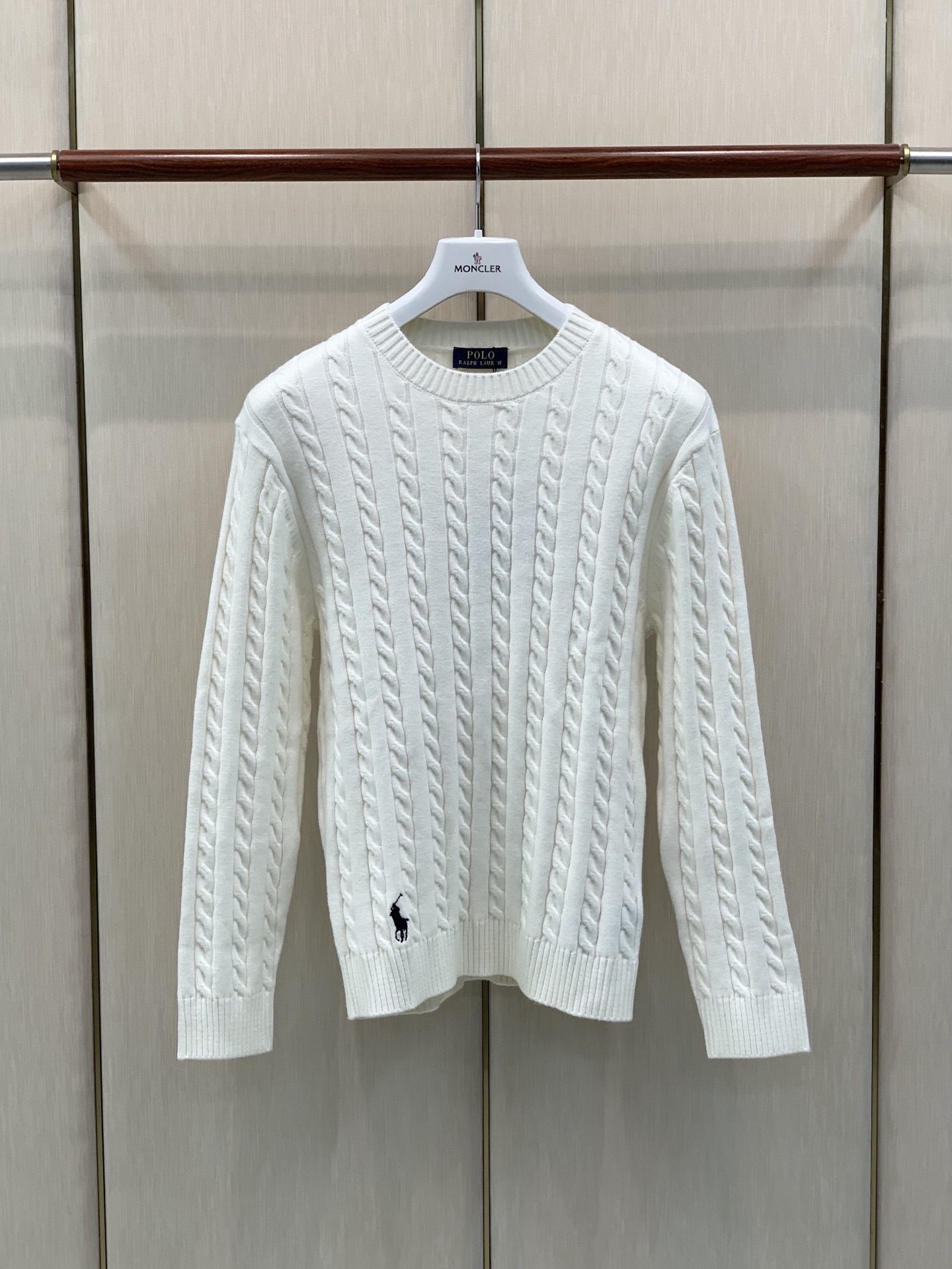 ，Ralph Lauren 拉夫劳伦，2026冬季新品，时尚休闲圆领长袖针织毛衣，采用进口原版面料，顶级刺绣🪡工艺字母图