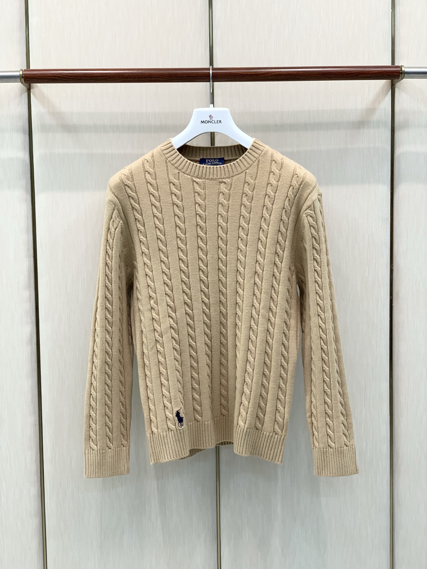 ，Ralph Lauren 拉夫劳伦，2026冬季新品，时尚休闲圆领长袖针织毛衣，采用进口原版面料，顶级刺绣🪡工艺字母图