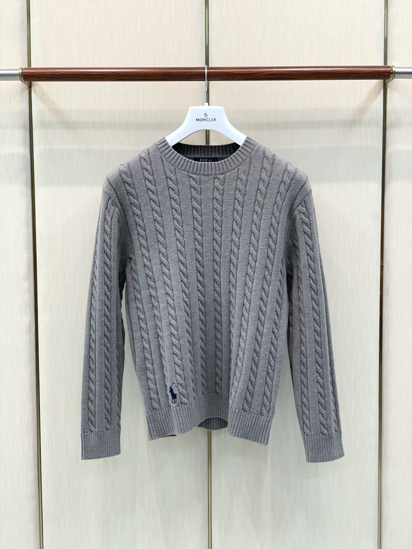 ，Ralph Lauren 拉夫劳伦，2026冬季新品，时尚休闲圆领长袖针织毛衣，采用进口原版面料，顶级刺绣🪡工艺字母图