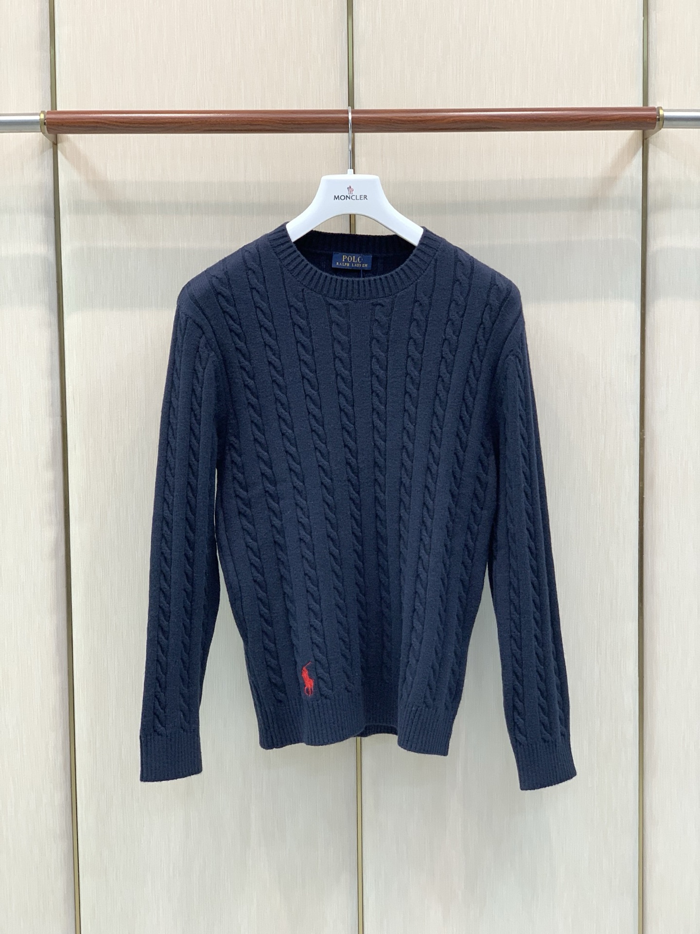 ，Ralph Lauren 拉夫劳伦，2026冬季新品，时尚休闲圆领长袖针织毛衣，采用进口原版面料，顶级刺绣🪡工艺字母图