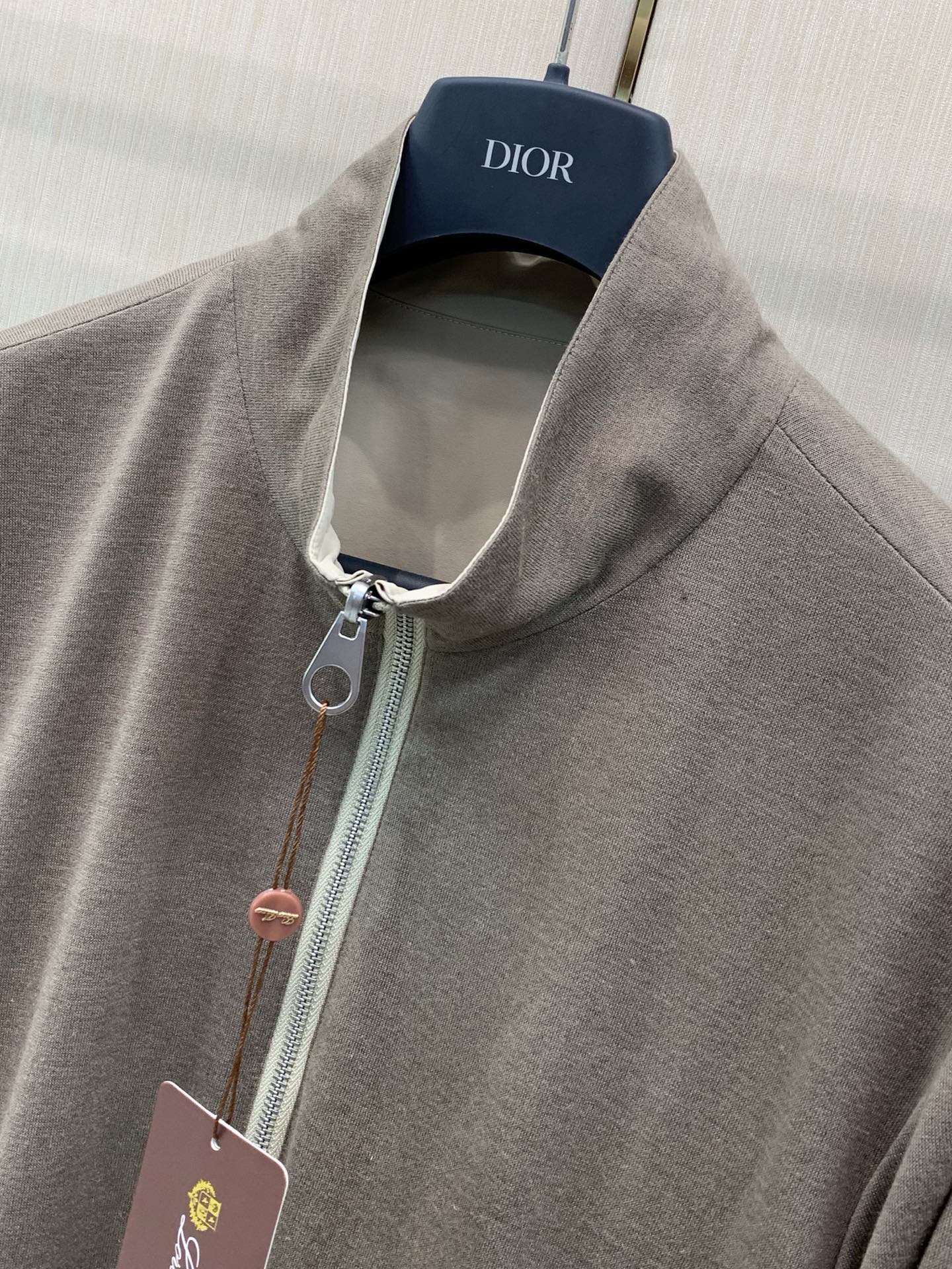 ，Loro Piana(Loro Piana )，2026秋季最新品，专柜同步有售，原单狠货，时尚休闲两面穿立领夹克外套