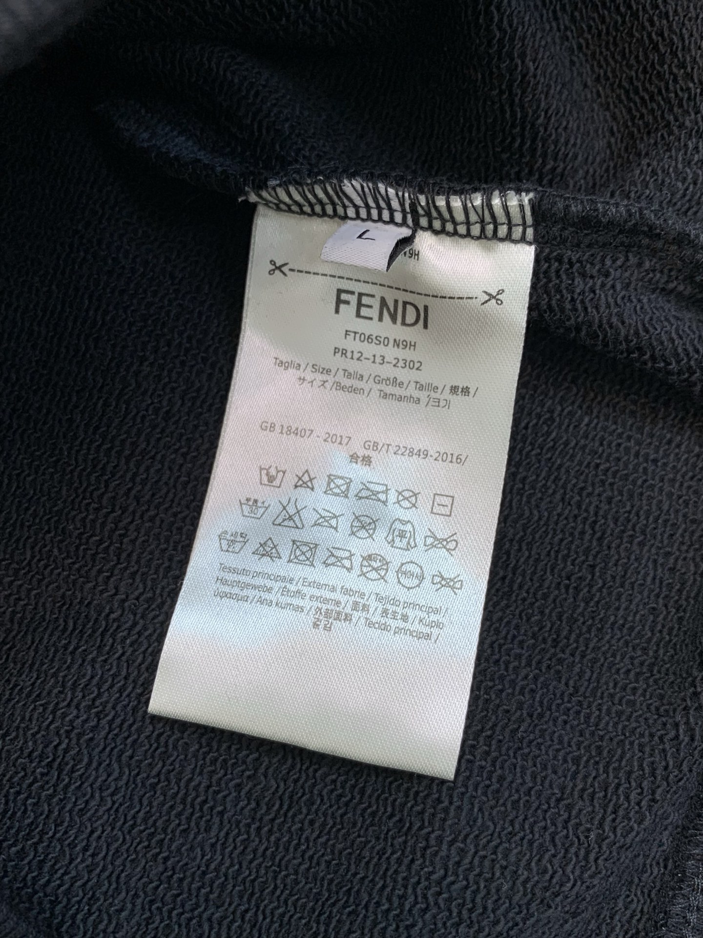 ，FENDI 芬迪，2026早秋最新品，专柜同步有售，原单狠货，时尚休闲连帽卫衣，进口原版面料，顶级印花工艺字母图案lo