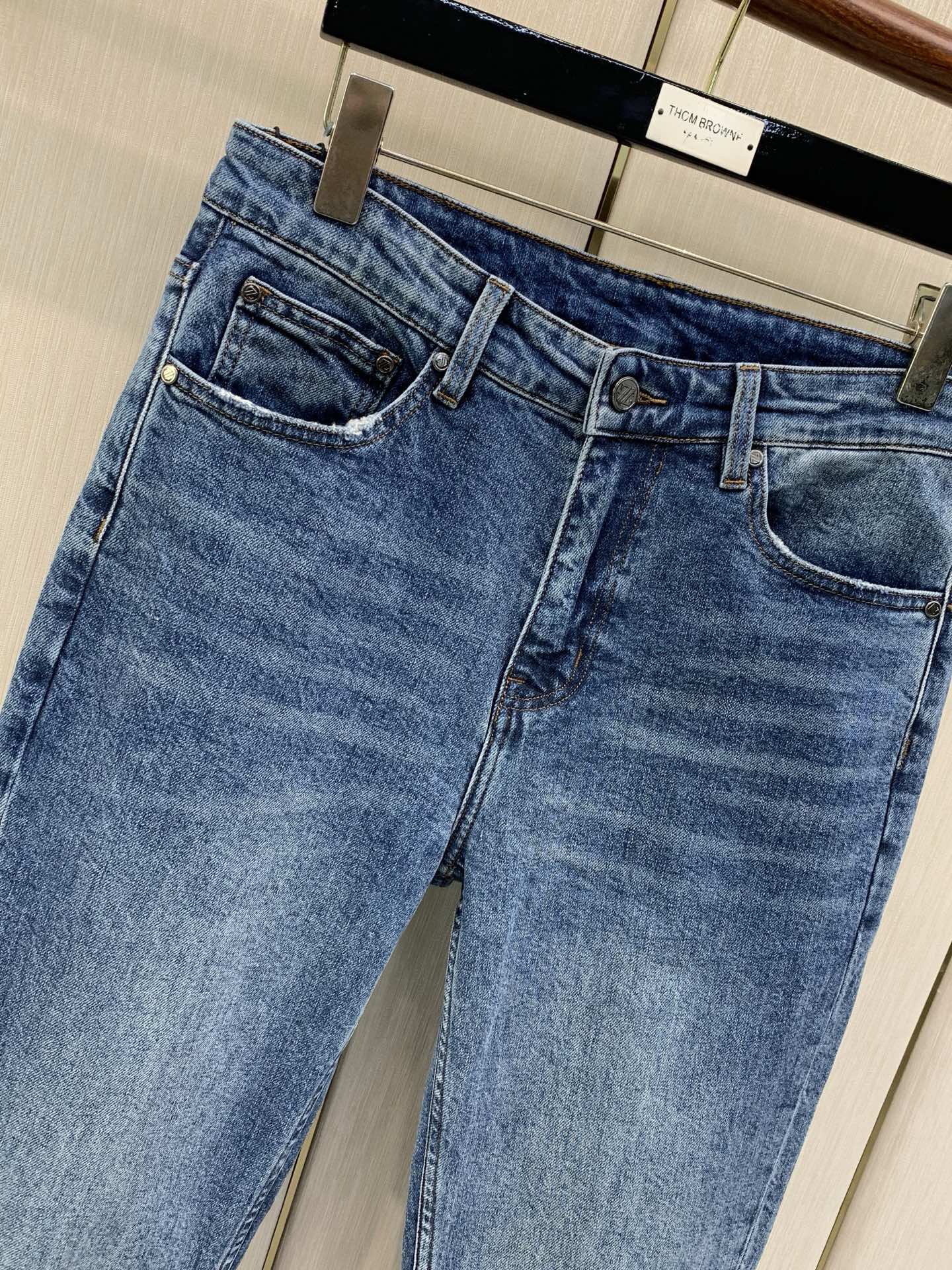 ，Zegna 杰尼亚，2026春秋最新品，专柜同步有售，原单狠货，时尚休闲水洗牛仔裤，进口原版水洗面料，上身舒适透气，简