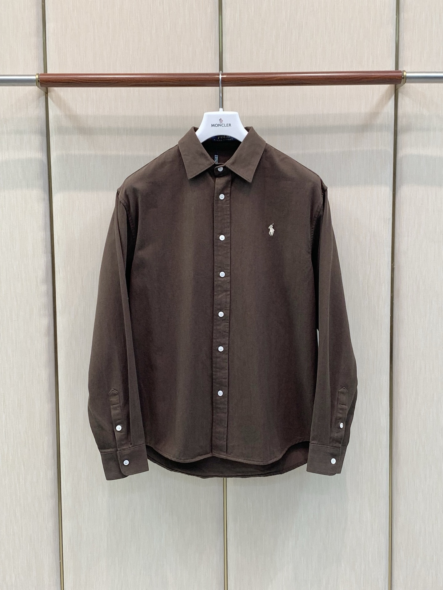 ，Ralph Lauren 拉夫劳伦，2026早秋新品，时尚休闲长袖衬衫，采用进口原版面料，顶级刺绣🪡工艺字母图案装饰l
