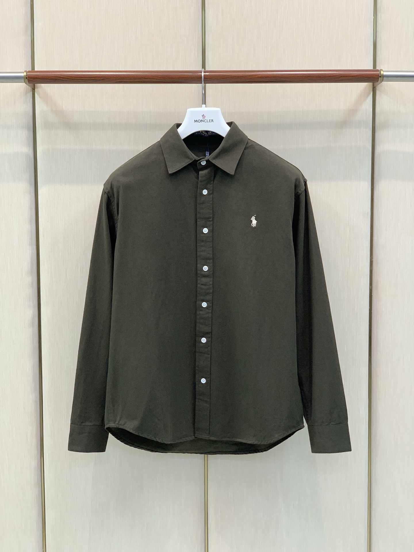 ，Ralph Lauren 拉夫劳伦，2026早秋新品，时尚休闲长袖衬衫，采用进口原版面料，顶级刺绣🪡工艺字母图案装饰l