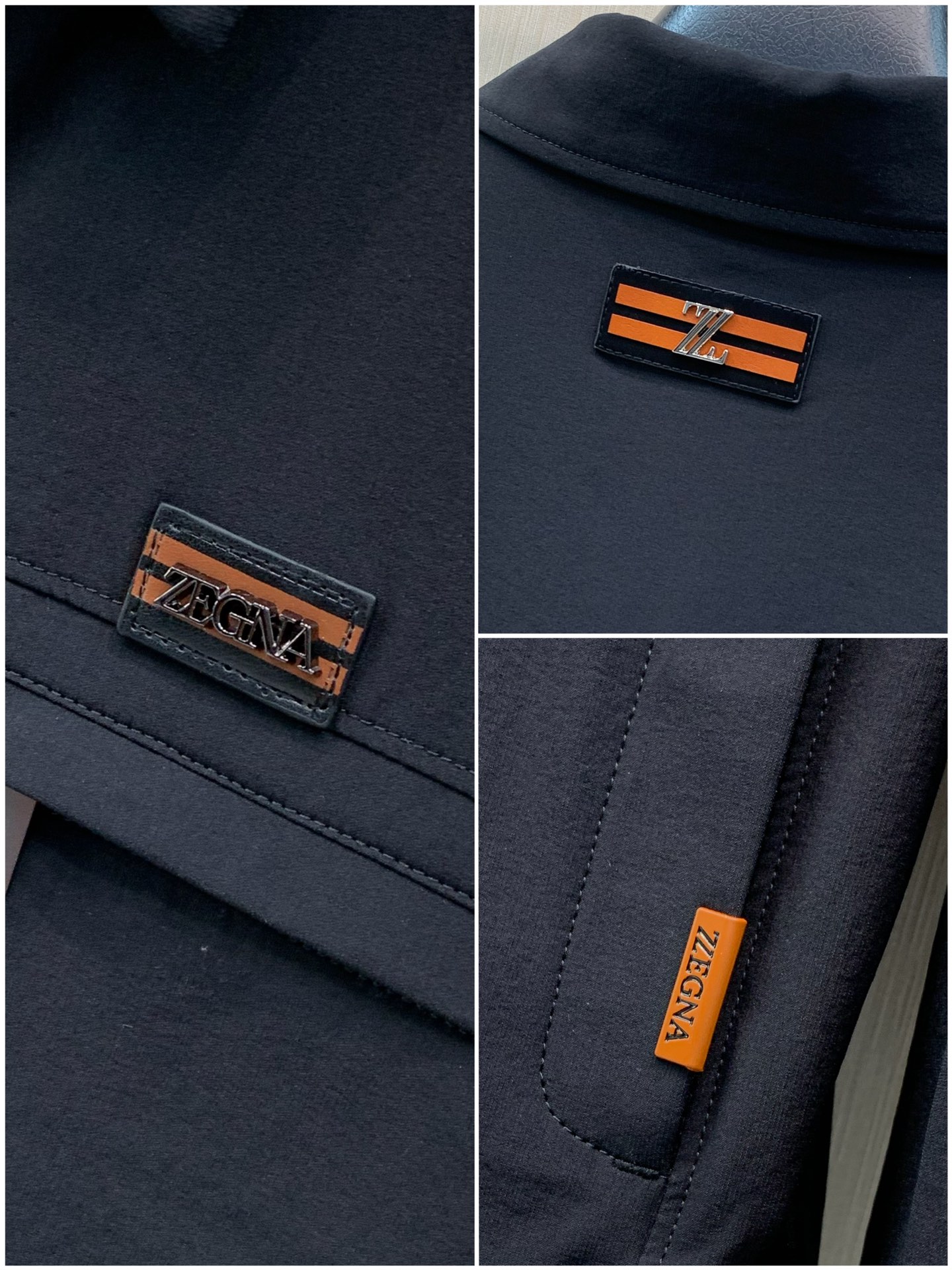 ，杰尼亚 Zegna，2026秋季最新品，专柜同步有售，原单狠货，时尚休闲翻领夹克外套，采用进口原版面料，舒适透气，原版