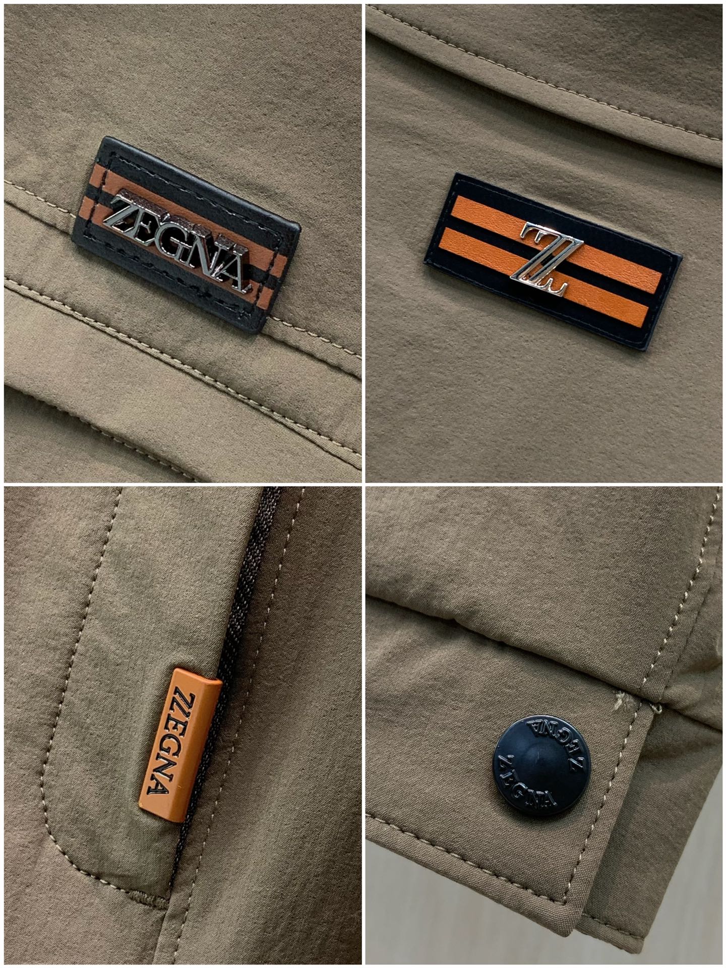 ，杰尼亚 Zegna，2026秋季最新品，专柜同步有售，原单狠货，时尚休闲翻领夹克外套，采用进口原版面料，舒适透气，原版
