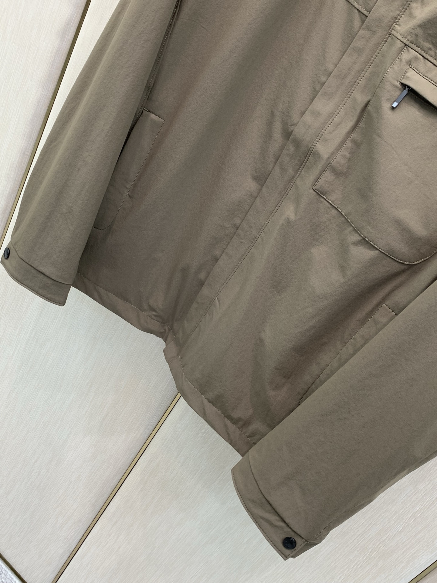 ，杰尼亚 Zegna，2026秋季最新品，专柜同步有售，原单狠货，时尚休闲翻领夹克外套，采用进口原版面料，舒适透气，原版
