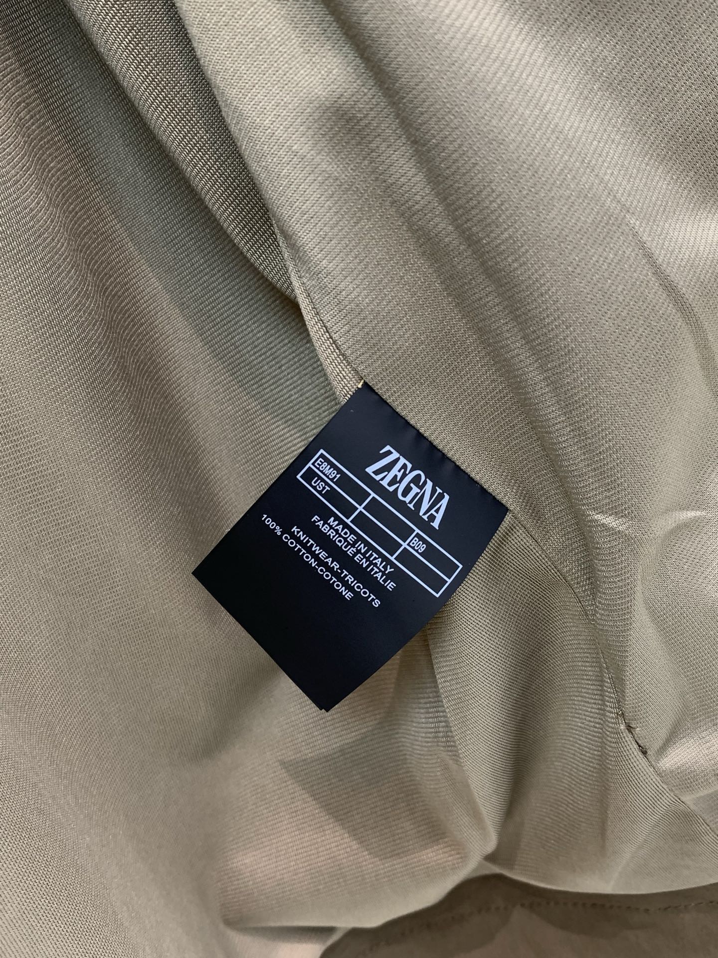 ，杰尼亚 Zegna，2026秋季最新品，专柜同步有售，原单狠货，时尚休闲翻领夹克外套，采用进口原版面料，舒适透气，原版