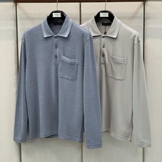 ,Loro Piana 新款灰色长袖 面料成份: 40%棉30%莫代尔20%腈纶10%羊毛 新款细腻易打理羊毛男士翻领 ,Loro Piana 新款灰色长袖 面料成份: 40%棉30%莫代尔20%腈纶10%羊毛 新款细腻易打理羊毛男士翻领