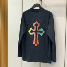 ,Chrome Hearts 克罗心,2026早秋新品,专柜同步有售,原单狠货,时尚休闲圆领长袖T恤,采用进口原版面料, ,Chrome Hearts 克罗心,2026早秋新品,专柜同步有售,原单狠货,时尚休闲圆领长袖T恤,采用进口原版面料,