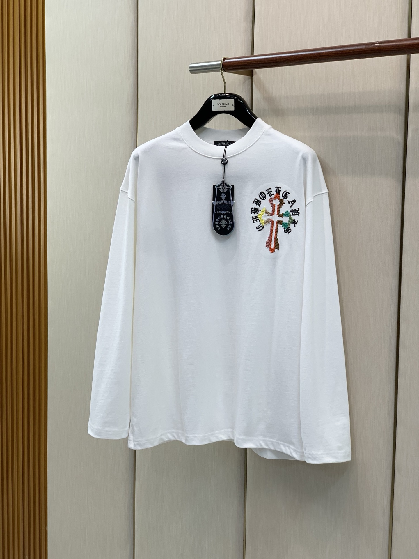 ，Chrome Hearts 克罗心，2026早秋新品，专柜同步有售，原单狠货，时尚休闲圆领长袖T恤，采用进口原版面料，