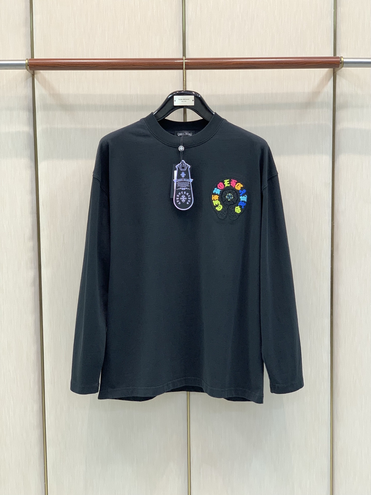 ，Chrome Hearts 克罗心，2026早秋新品，专柜同步有售，原单狠货，时尚休闲圆领长袖T恤，采用进口原版面料，