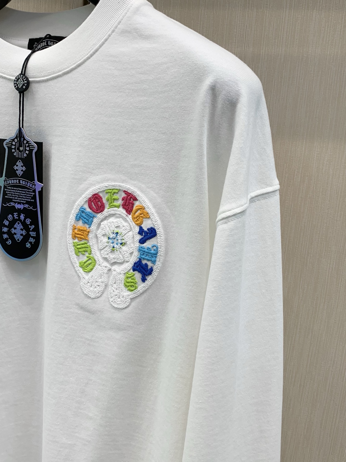 ，Chrome Hearts 克罗心，2026早秋新品，专柜同步有售，原单狠货，时尚休闲圆领长袖T恤，采用进口原版面料，