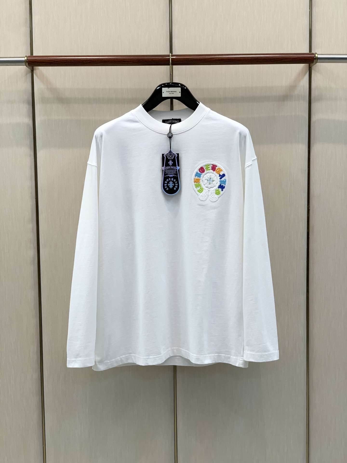 ，Chrome Hearts 克罗心，2026早秋新品，专柜同步有售，原单狠货，时尚休闲圆领长袖T恤，采用进口原版面料，