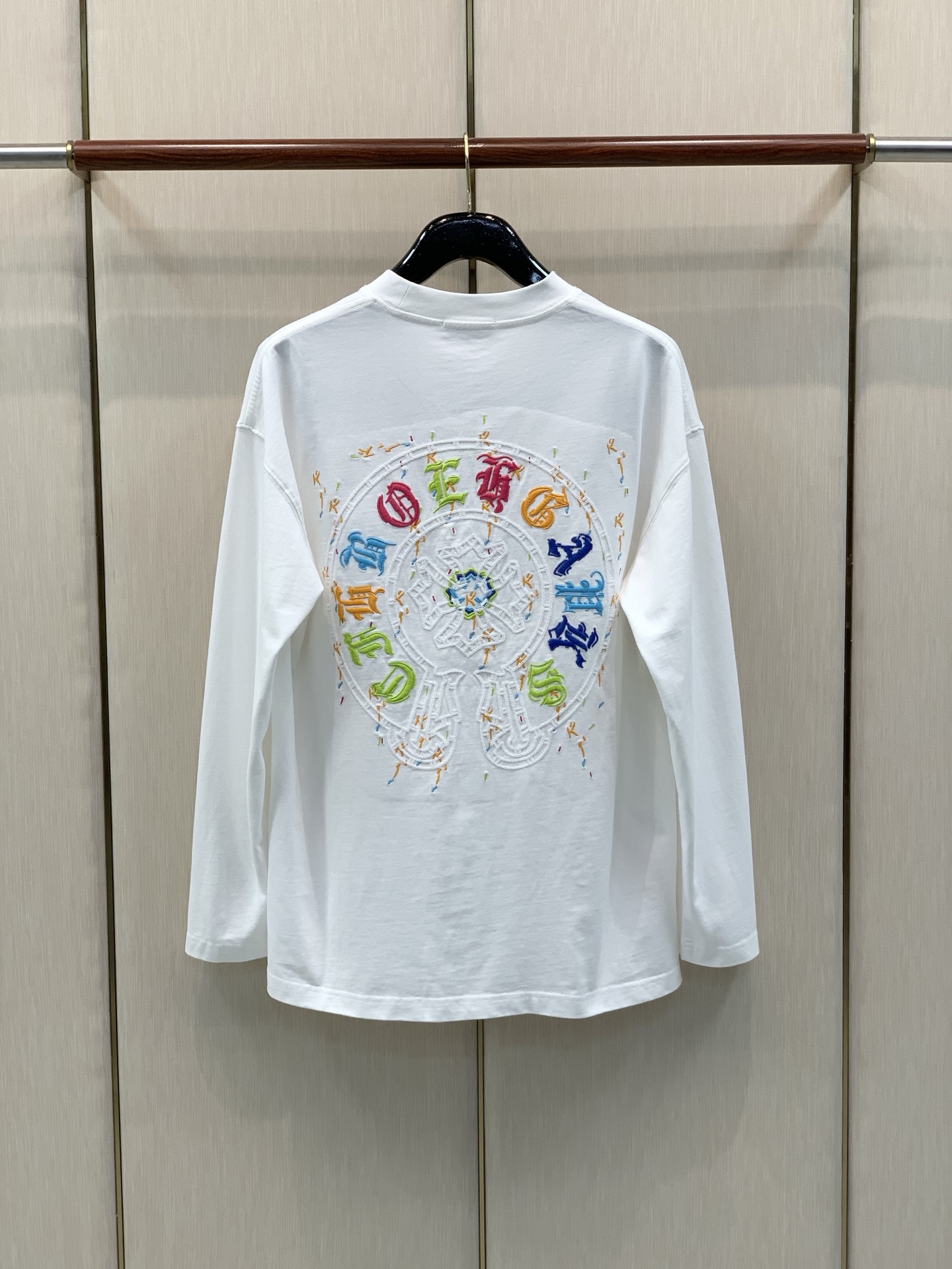 ，Chrome Hearts 克罗心，2026早秋新品，专柜同步有售，原单狠货，时尚休闲圆领长袖T恤，采用进口原版面料，