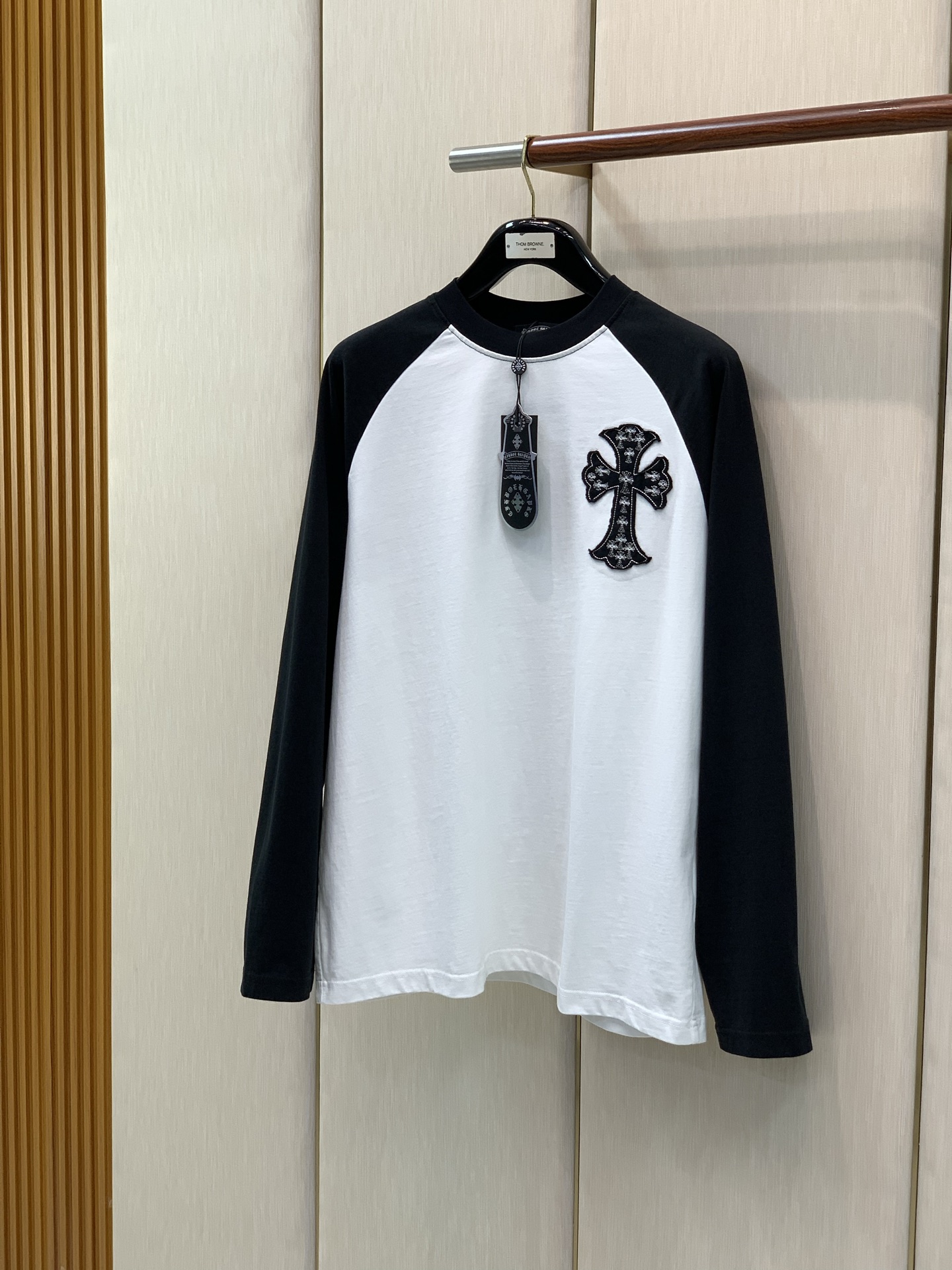 ，Chrome Hearts 克罗心，2026早秋新品，专柜同步有售，原单狠货，时尚休闲圆领长袖T恤，采用进口原版面料，