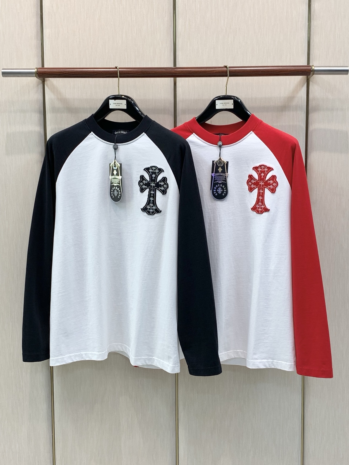 ，Chrome Hearts 克罗心，2026早秋新品，专柜同步有售，原单狠货，时尚休闲圆领长袖T恤，采用进口原版面料，