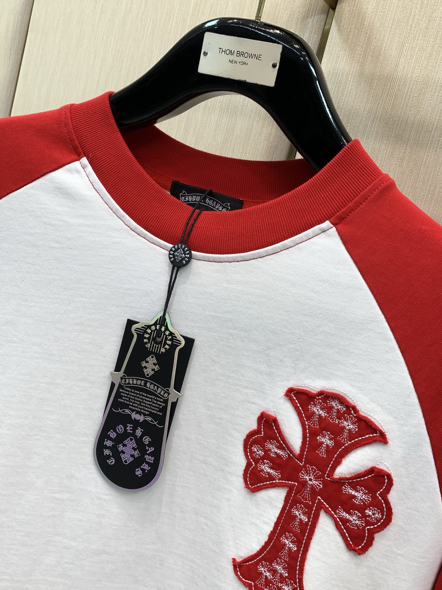 ，Chrome Hearts 克罗心，2026早秋新品，专柜同步有售，原单狠货，时尚休闲圆领长袖T恤，采用进口原版面料，