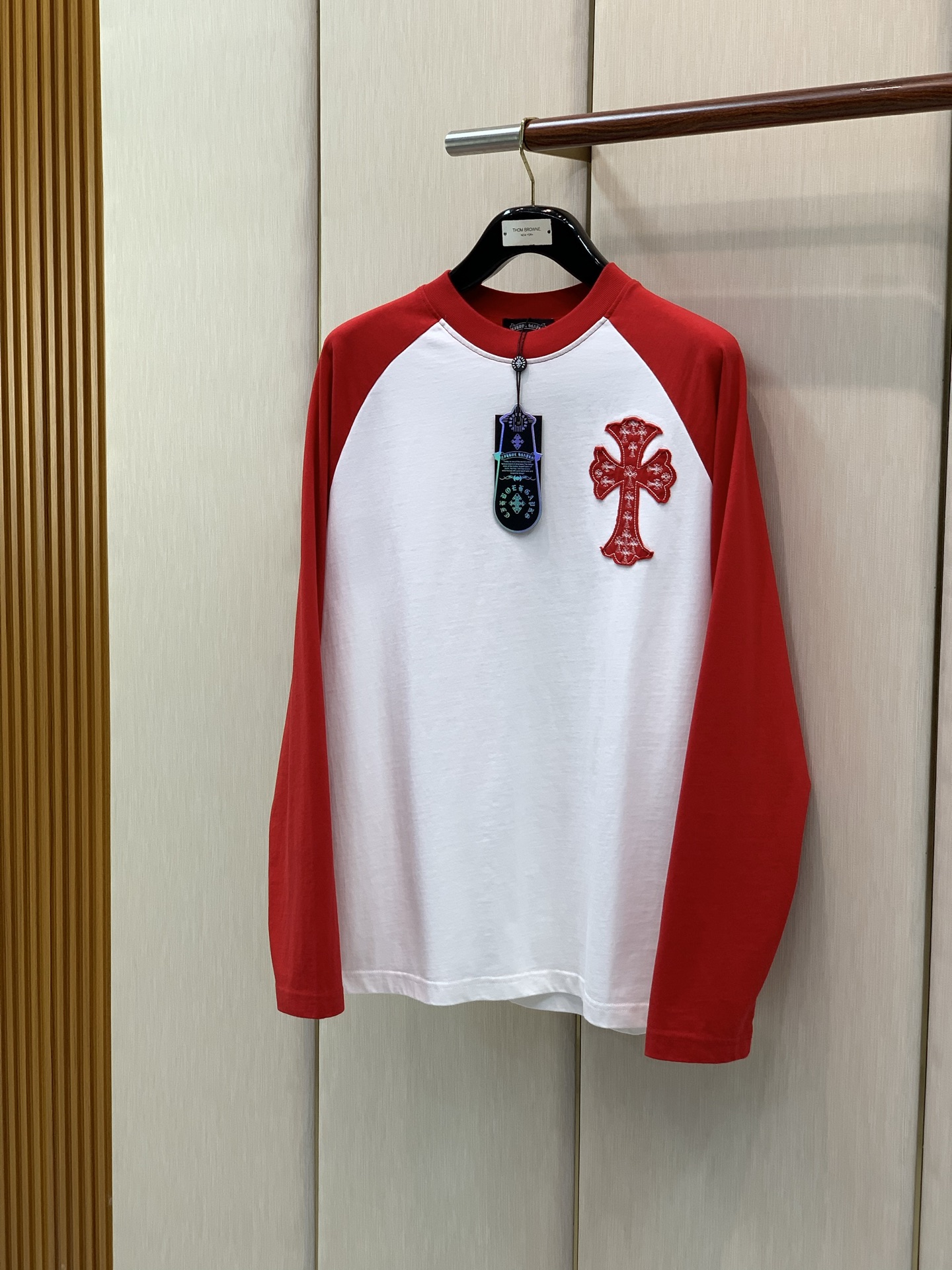 ，Chrome Hearts 克罗心，2026早秋新品，专柜同步有售，原单狠货，时尚休闲圆领长袖T恤，采用进口原版面料，