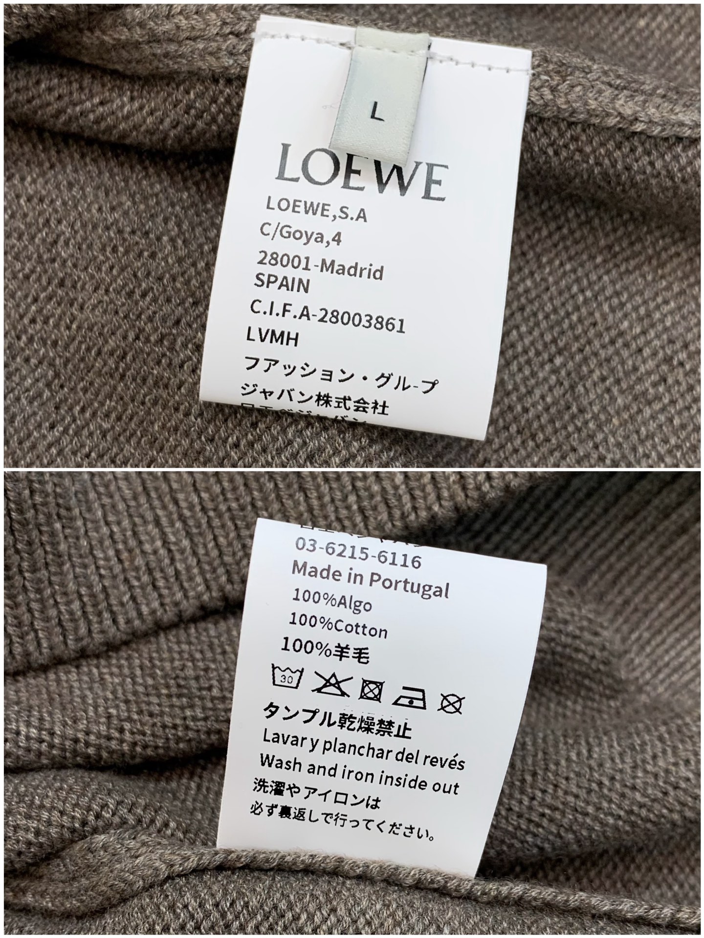 ，Loewe 罗意威，2026冬季最新款，专柜同步有售，原单狠货，时尚休闲圆领长袖针织毛衣，上身很有特点！吸睛而有亮点，